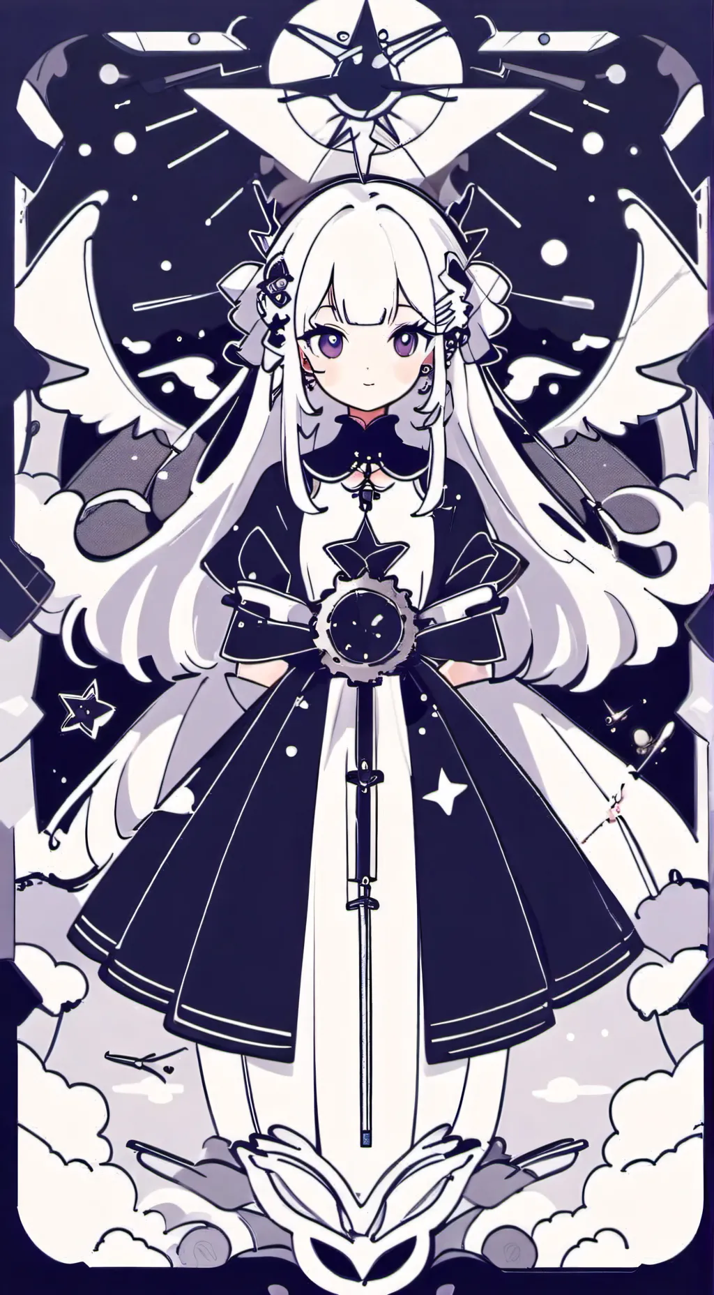 ai character: moony x star⭐🌙 background