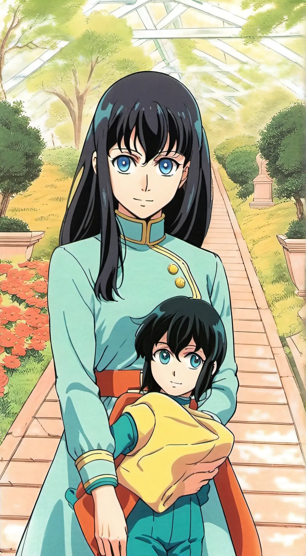 ai character: rengoku x Y/N background