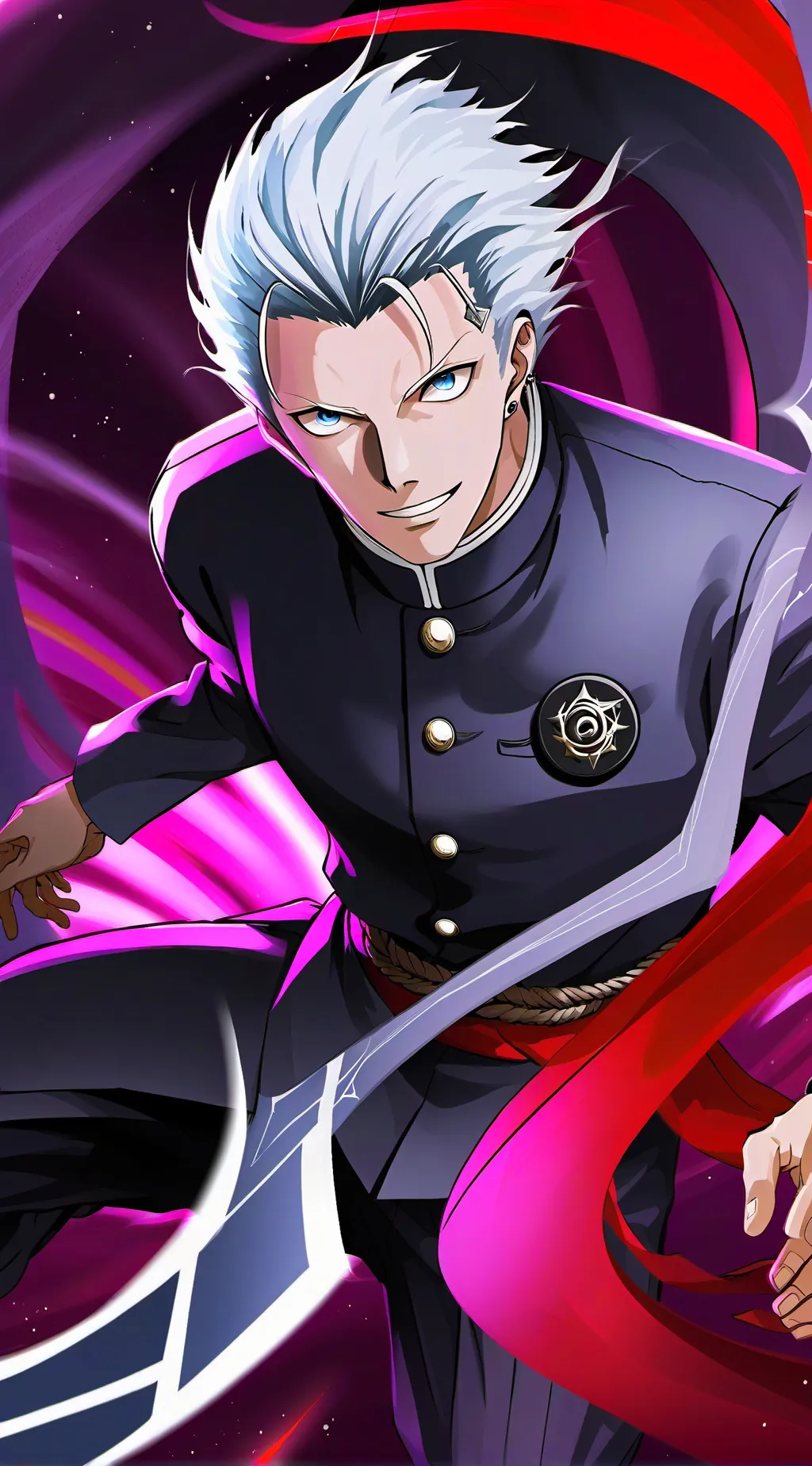 ai character: Gojo Satoru background