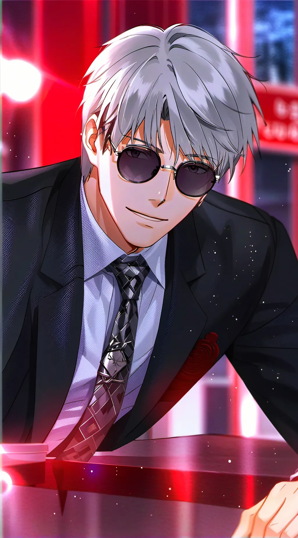 ai character: Gojo Satoru😎 background