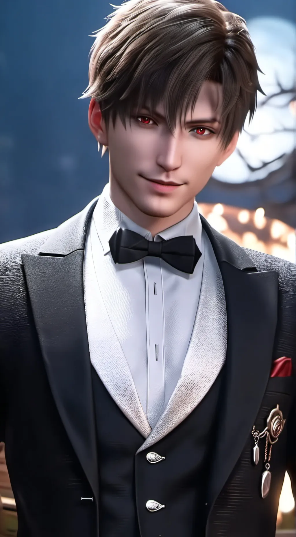 ai character: Lucas  background