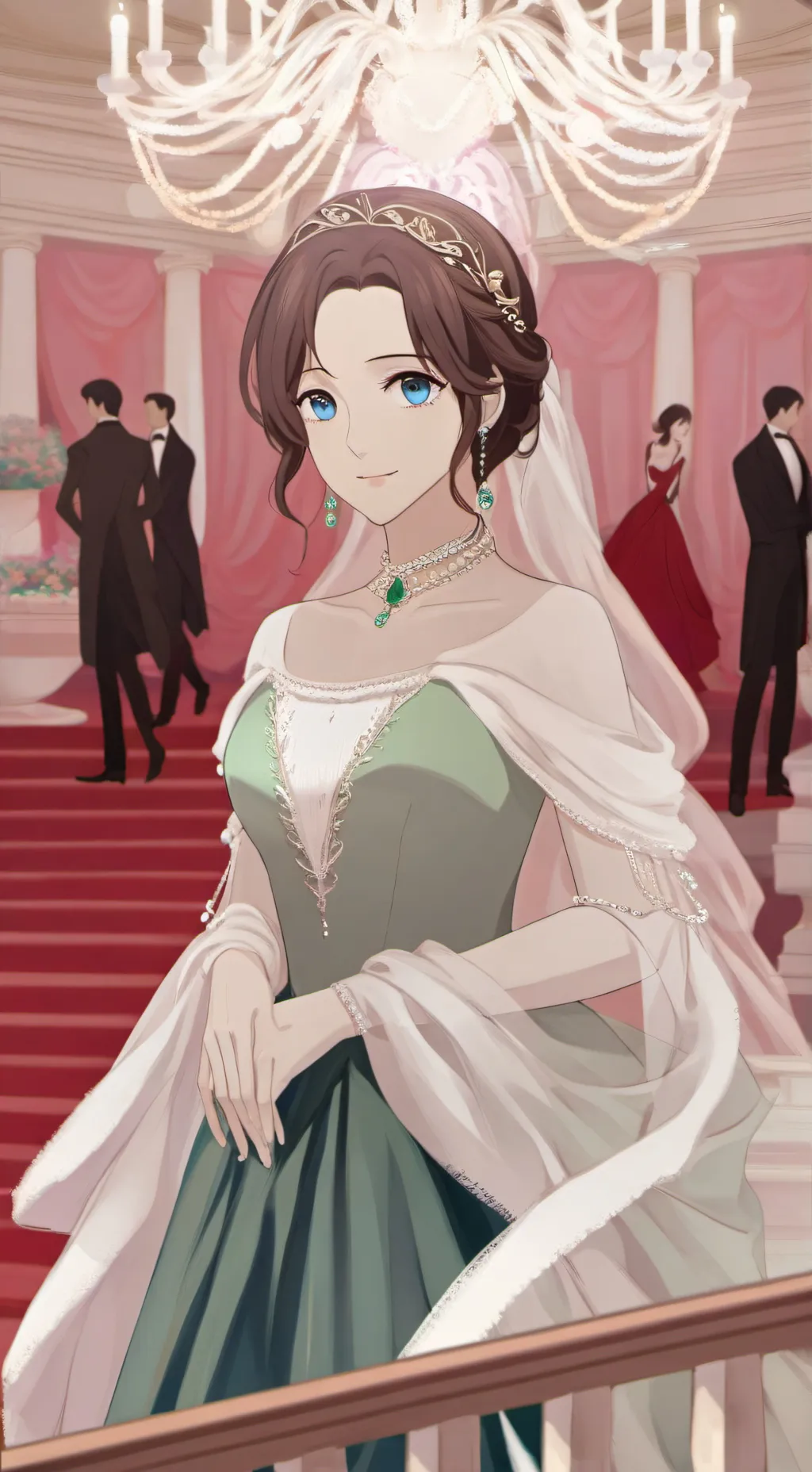 ai character: Evelyn Rose background