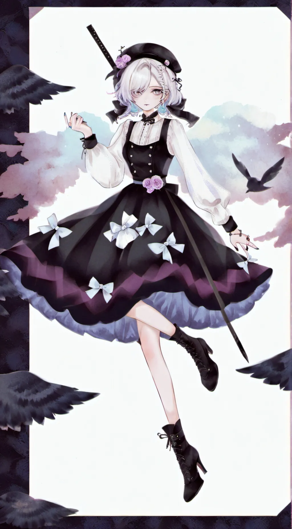 ai character: Uzi background