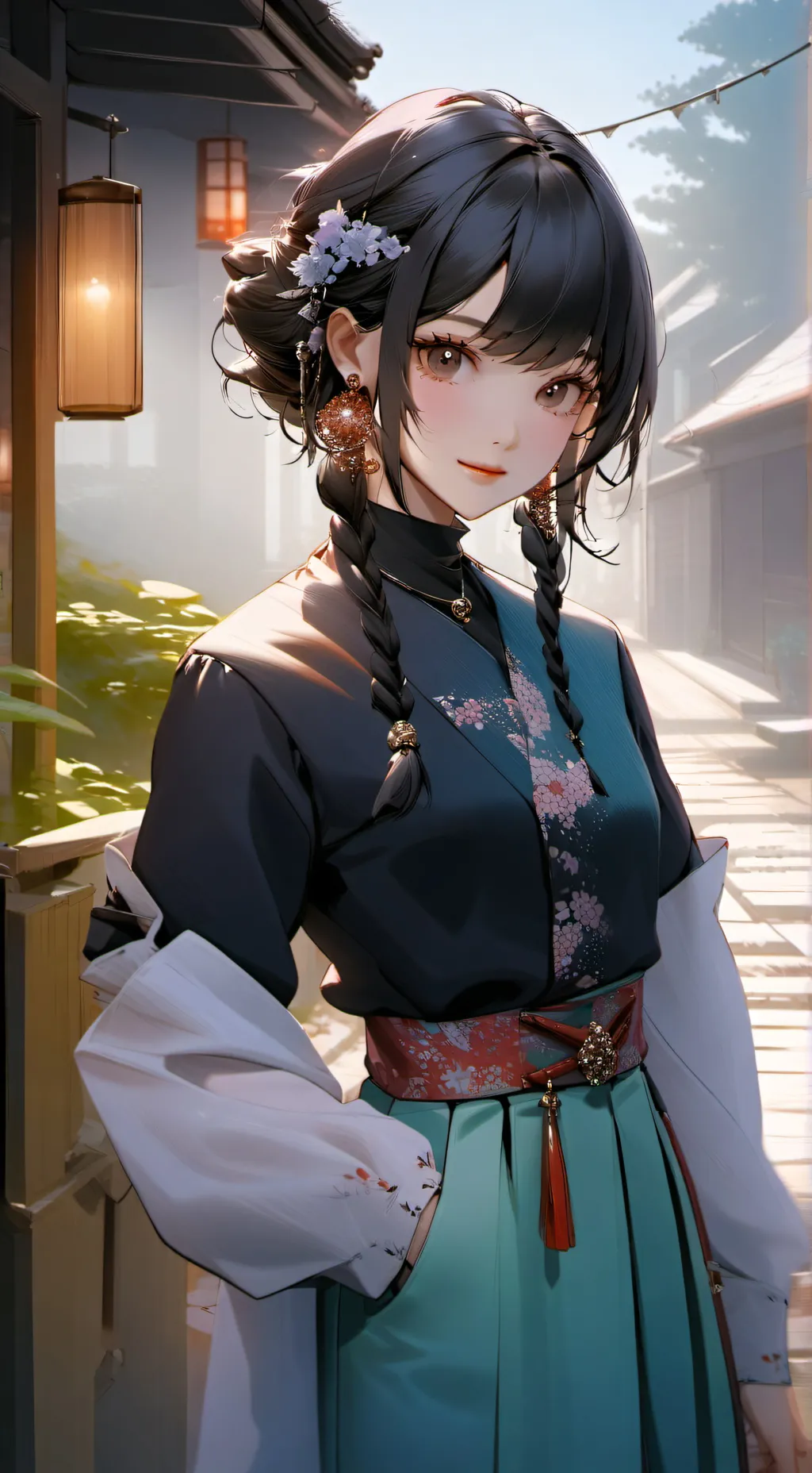 ai character: kyoko iwase Friend background
