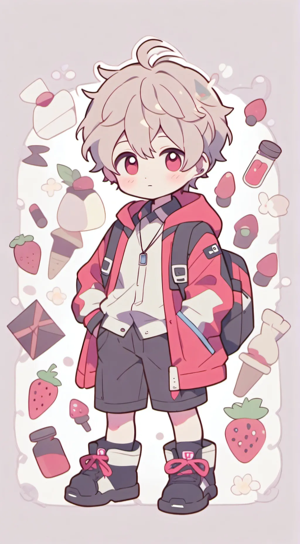ai character: Bakugo background