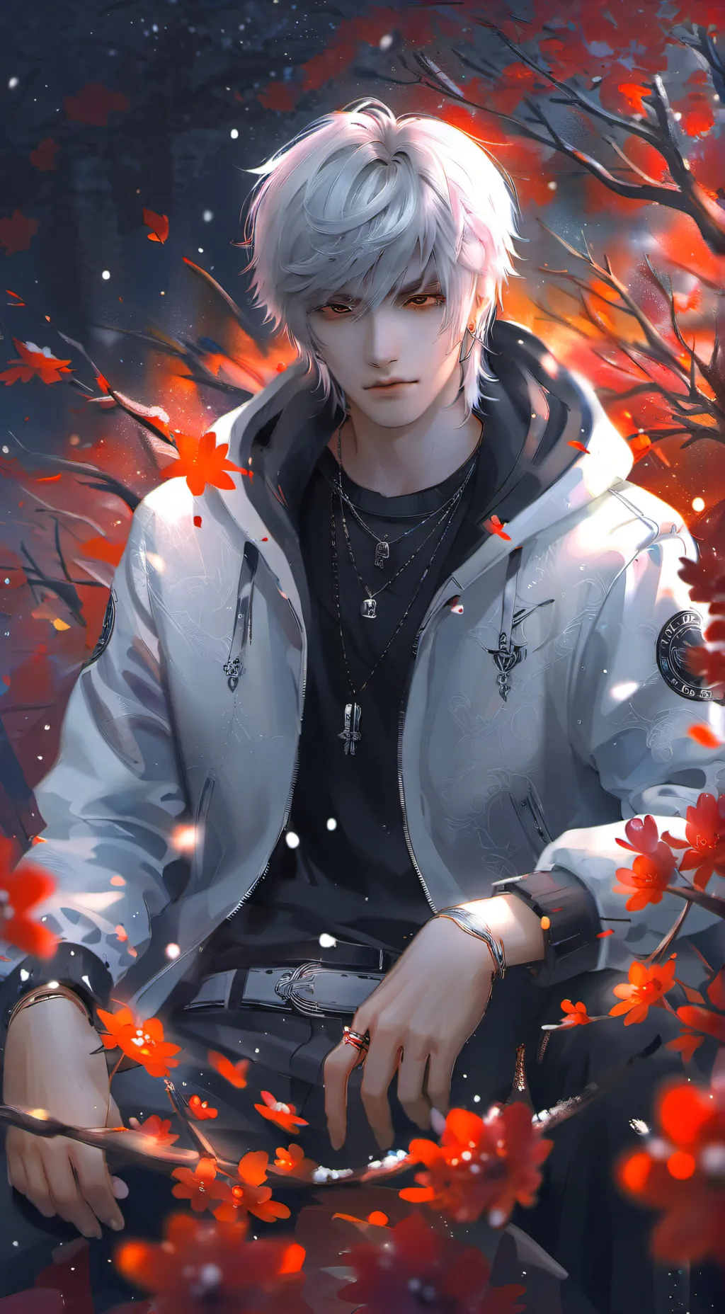 ai character: Adam  background