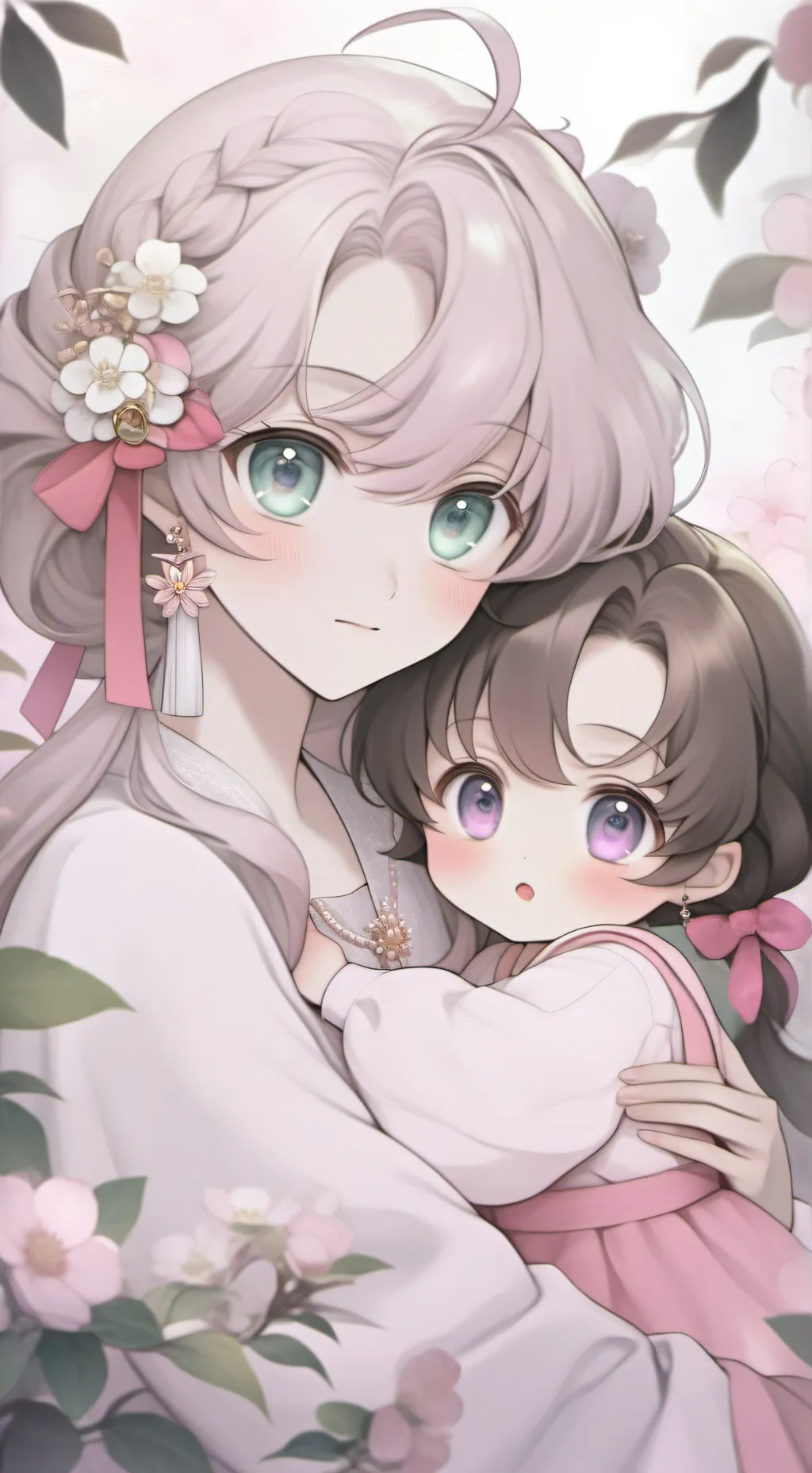 ai character: giyu x shinobu background