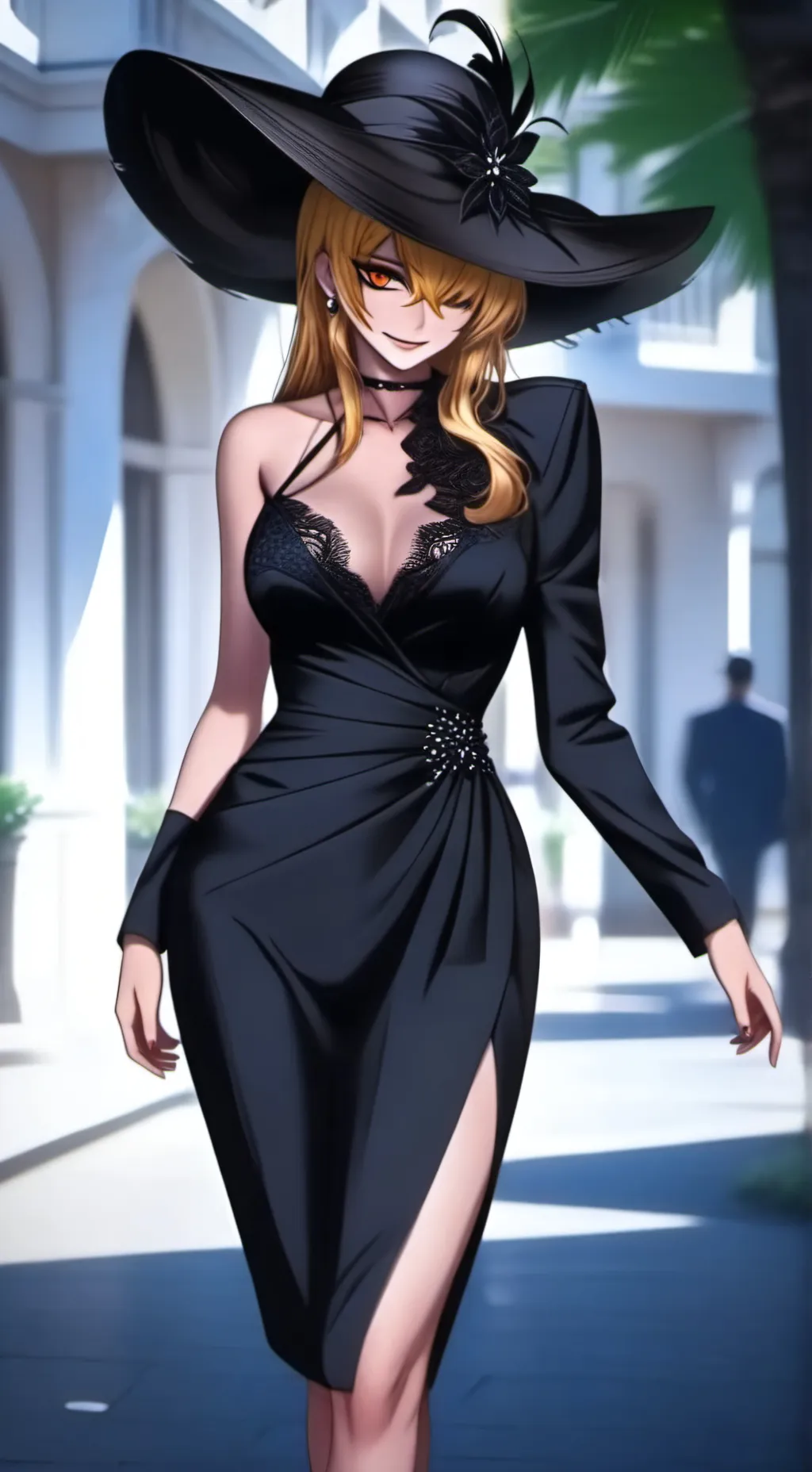 ai character: Charline Worth background