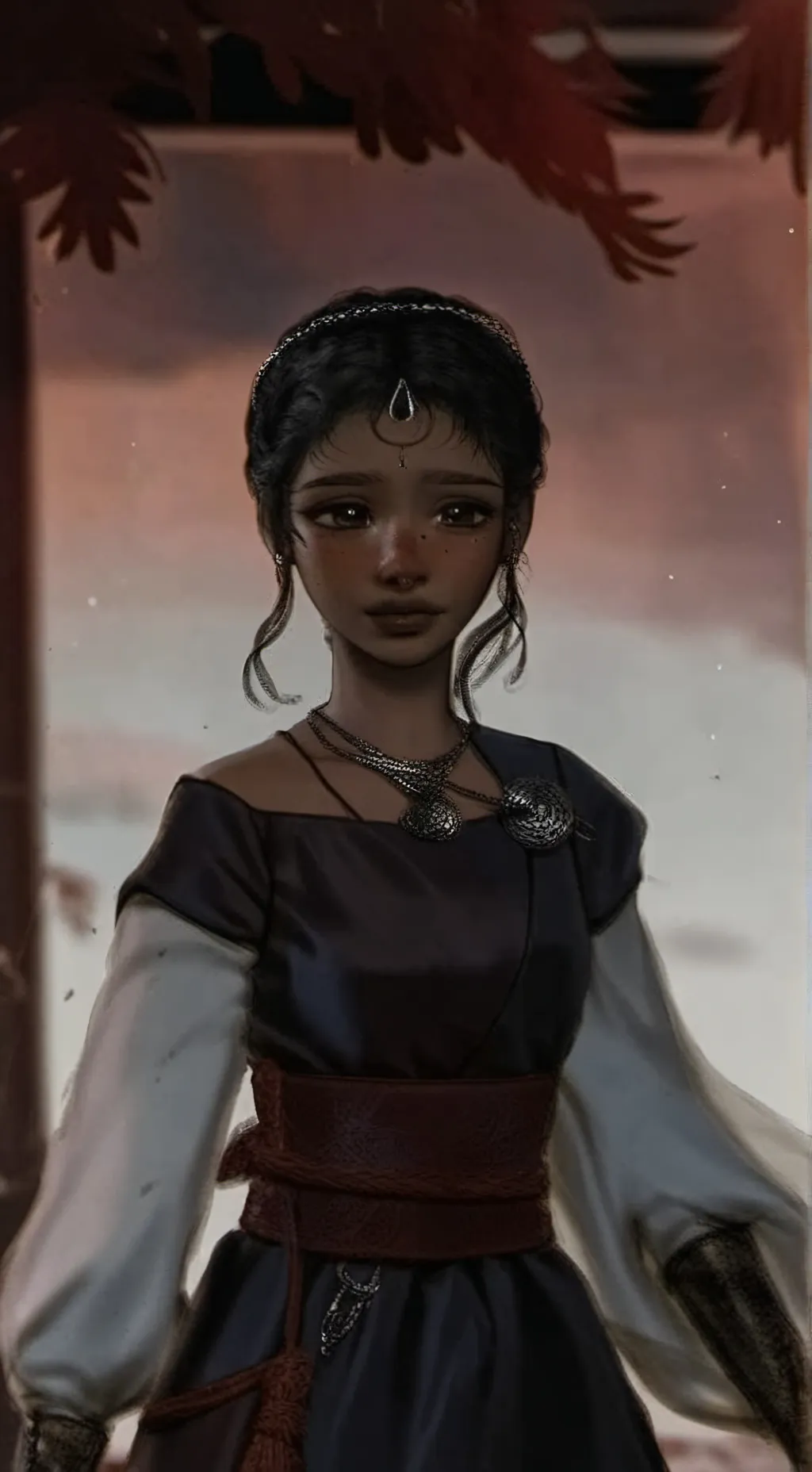 ai character: 𝗭𝗼𝗲  background