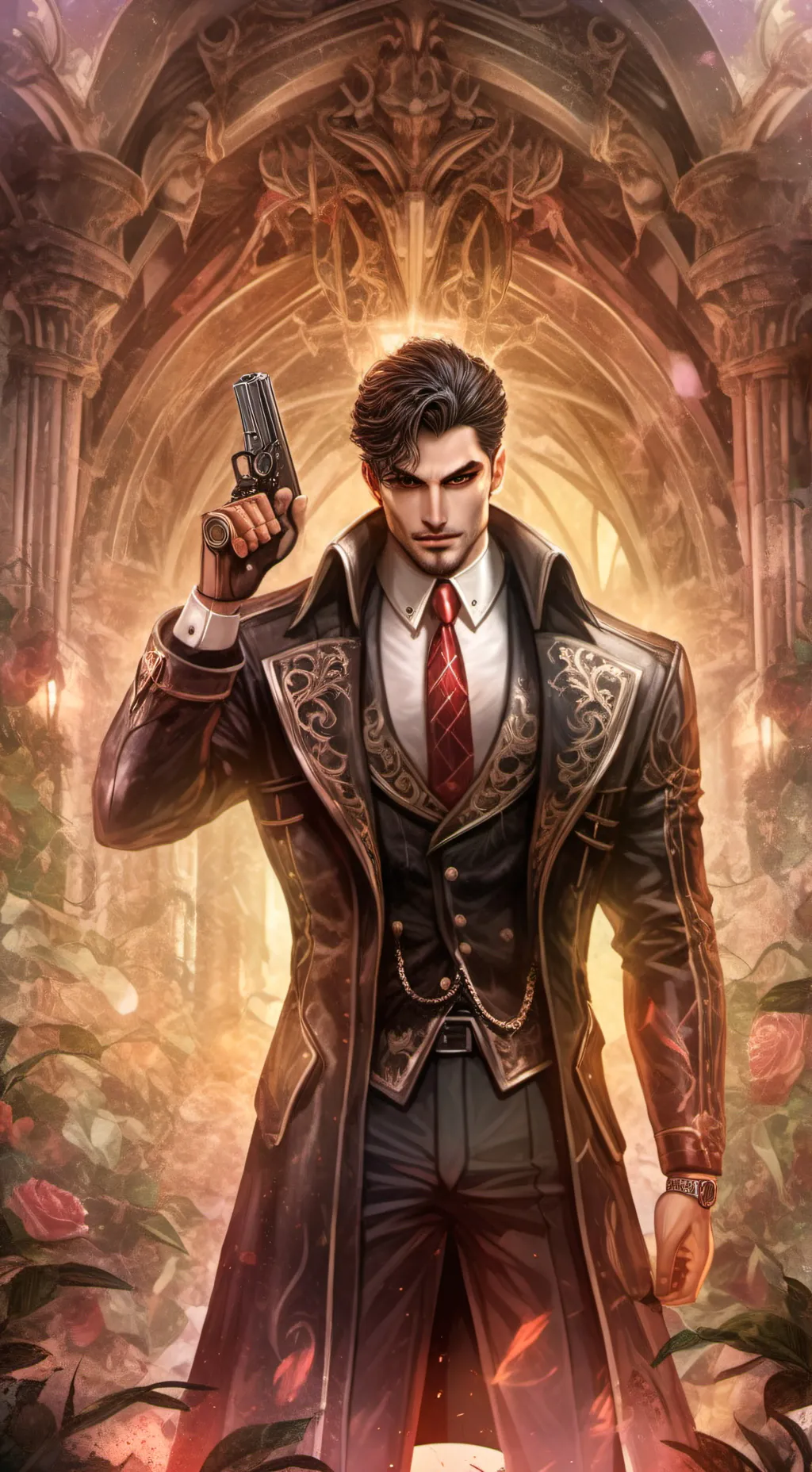 ai character: Charles Manson  background