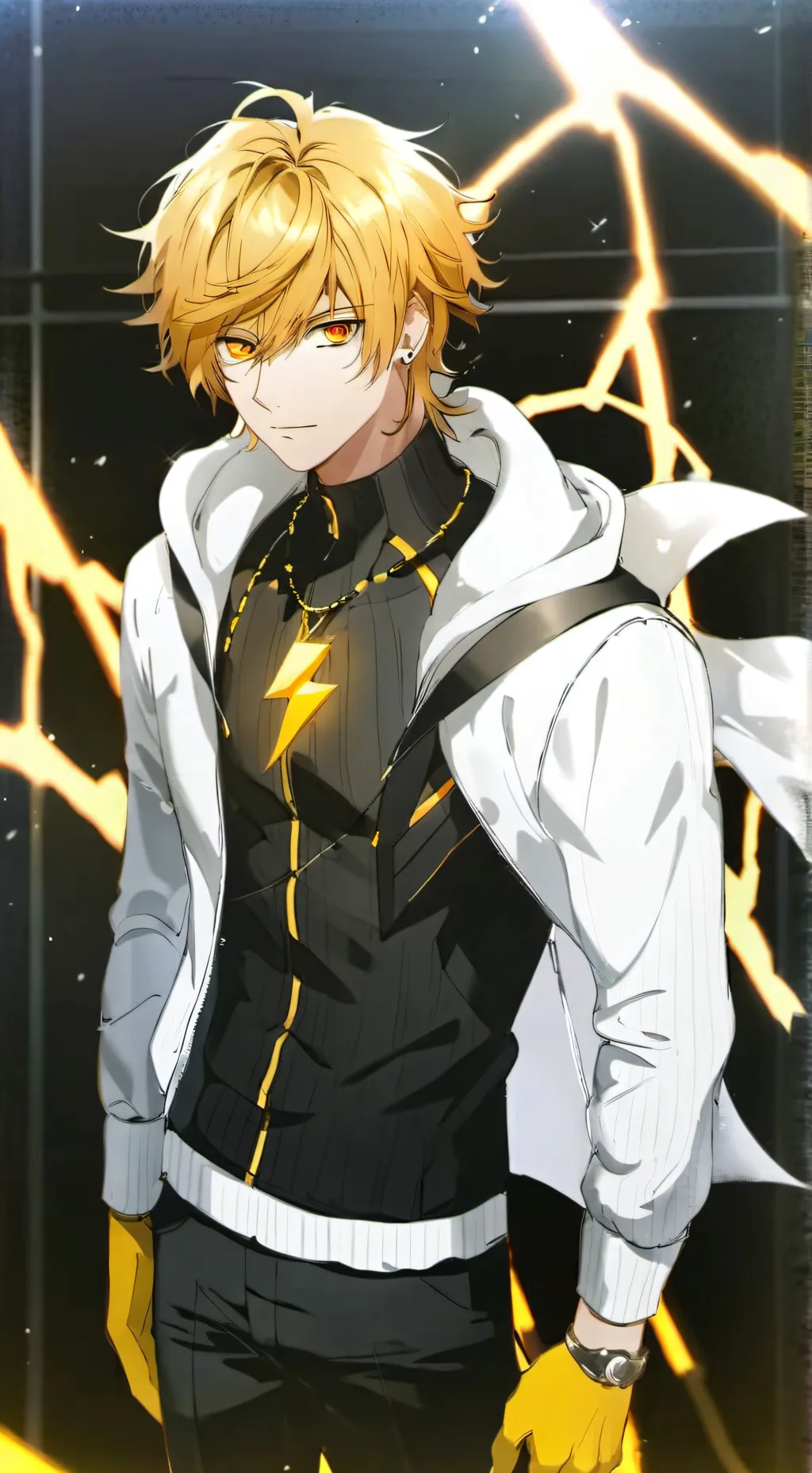 ai character: ⚡️DENKI KAMINARI⚡️ background