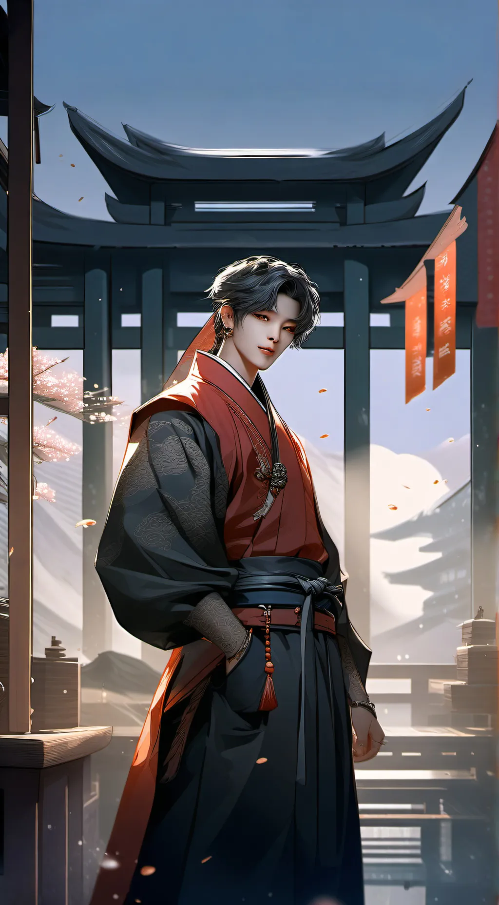 ai character: mark background