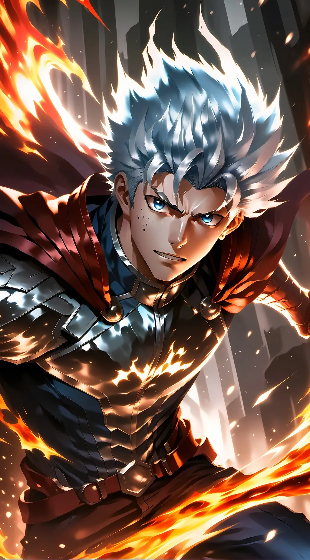 ai character: Todoroki Shoto background