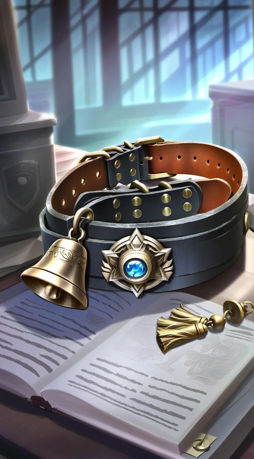 ai character: Hypno collar background