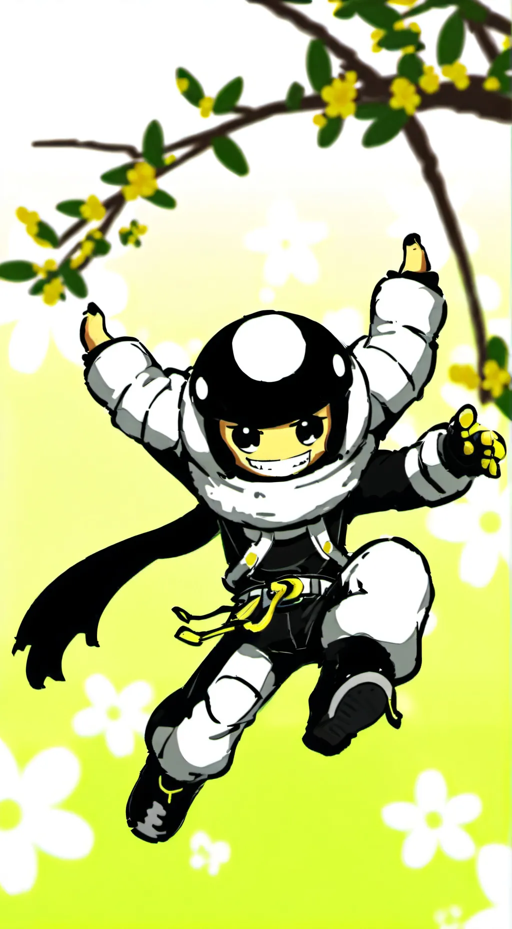 ai character: Idk drawing 2 background