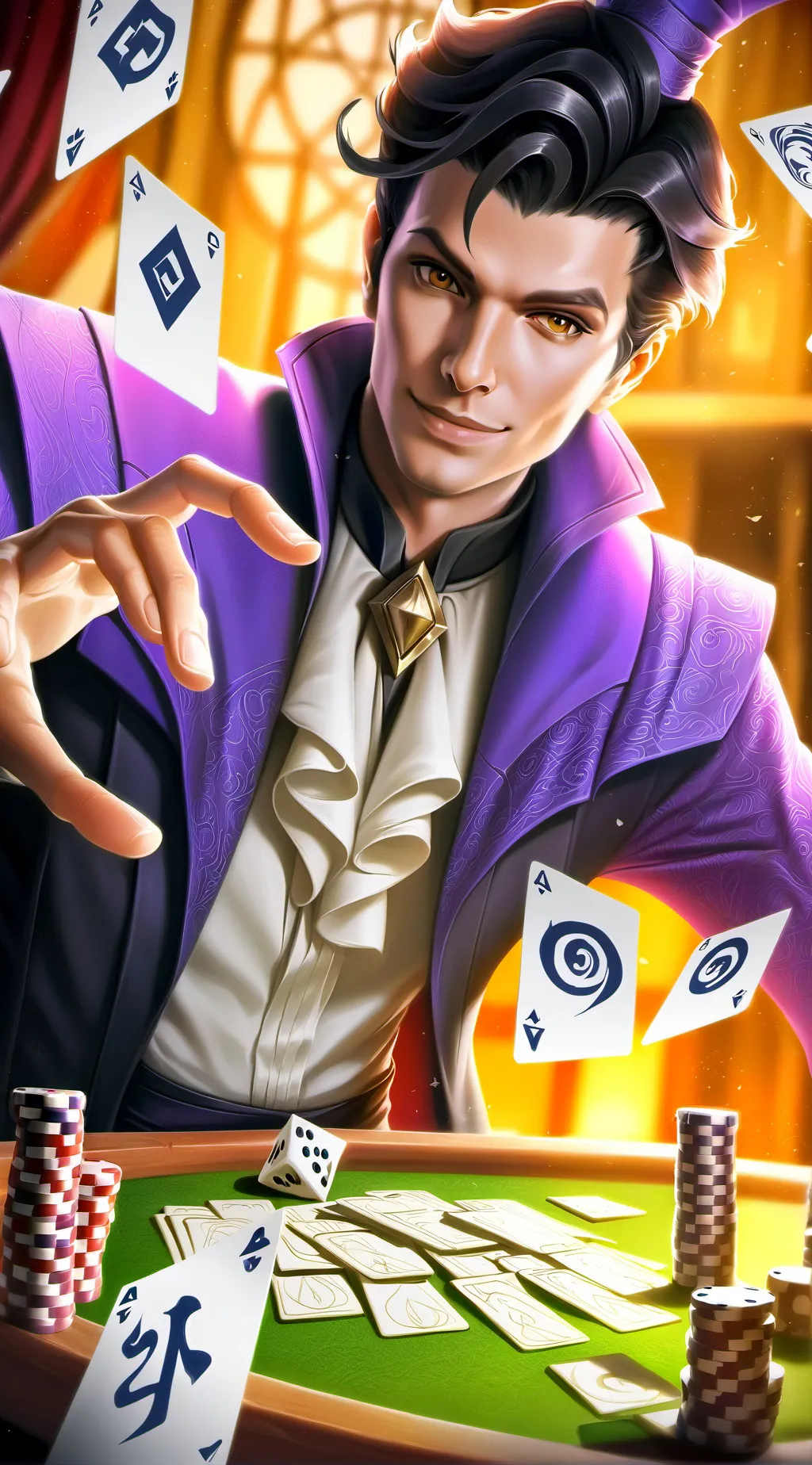 ai character: Ezra the Magician background