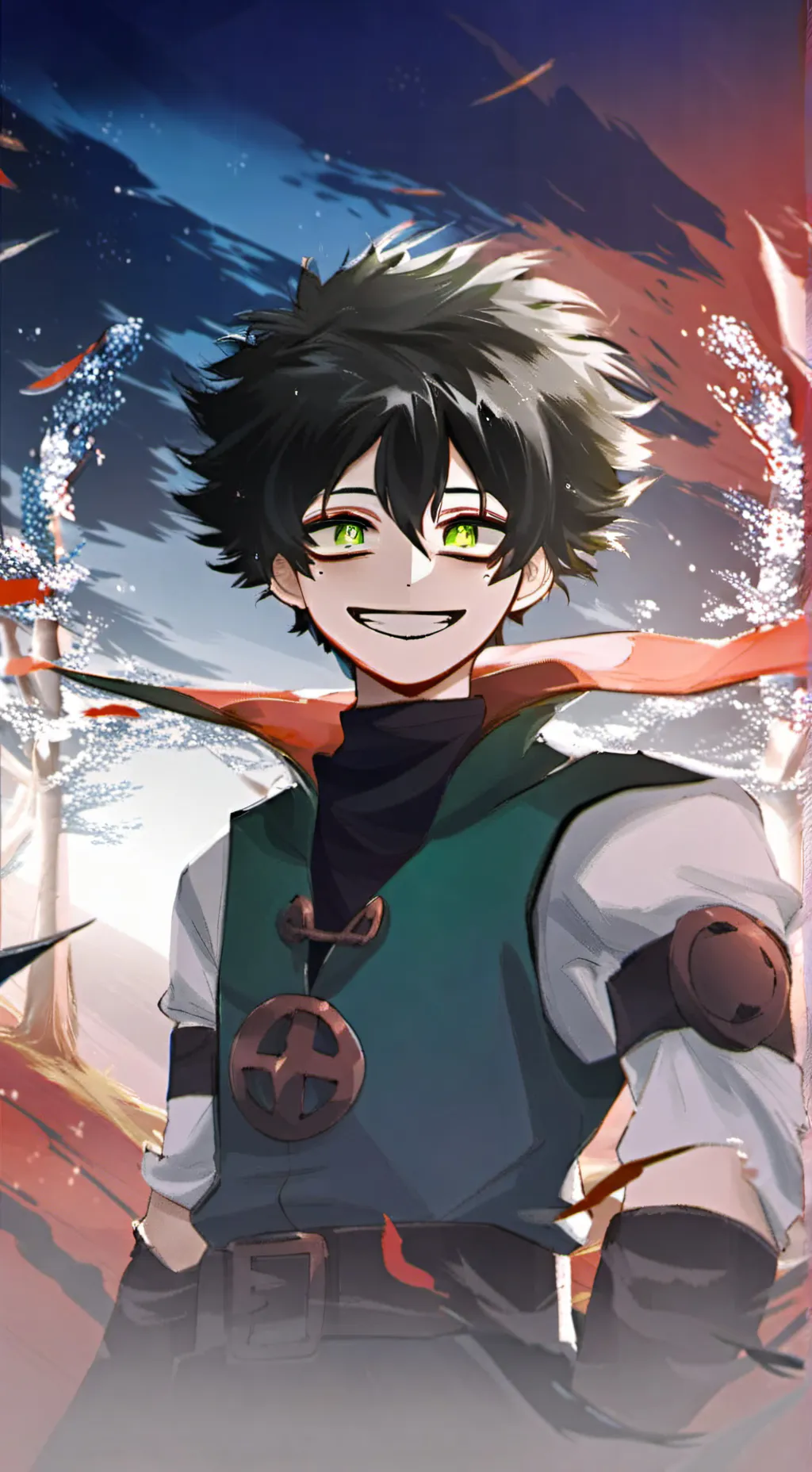 ai character: villain midoriya background