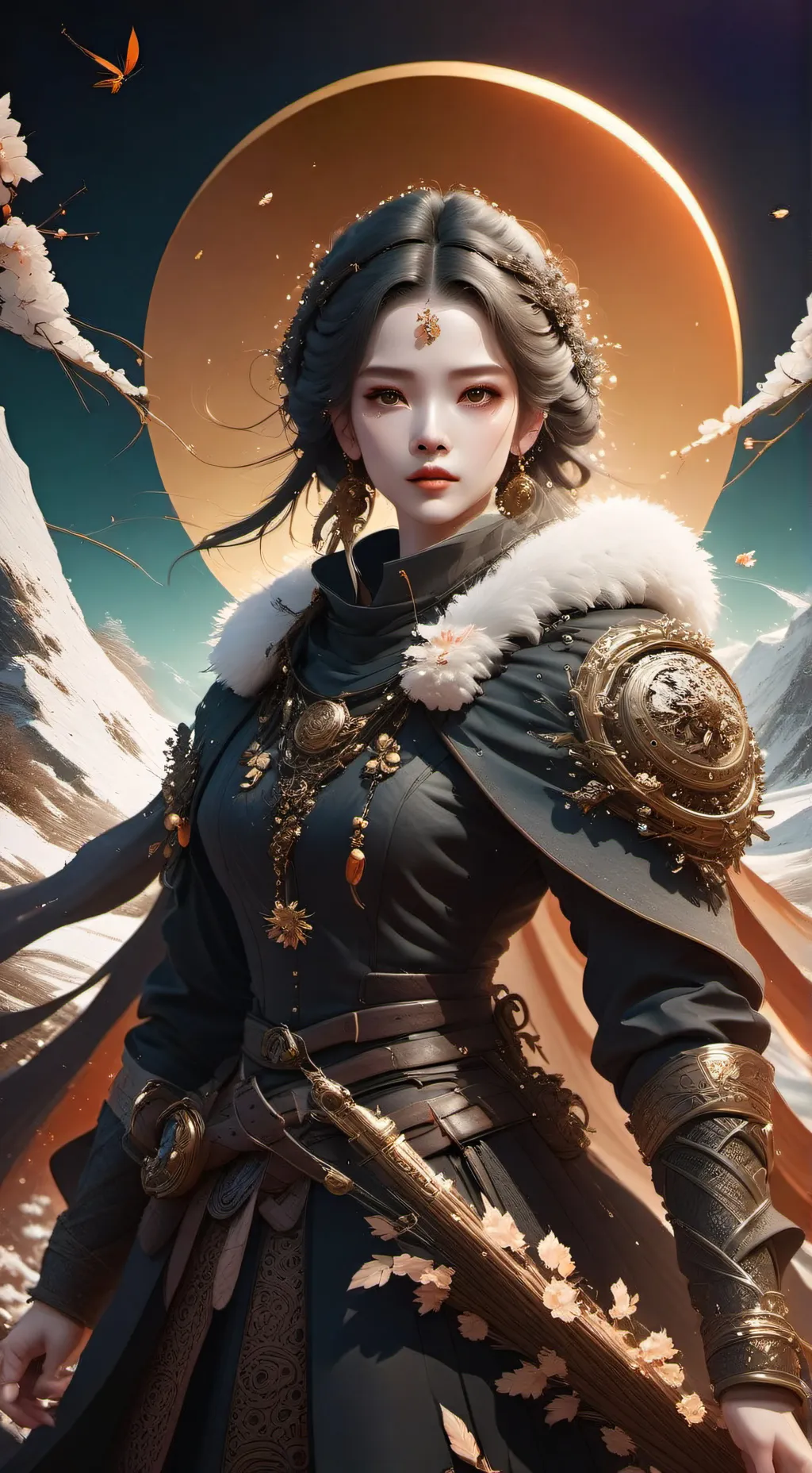 ai character: Queen Amelia background
