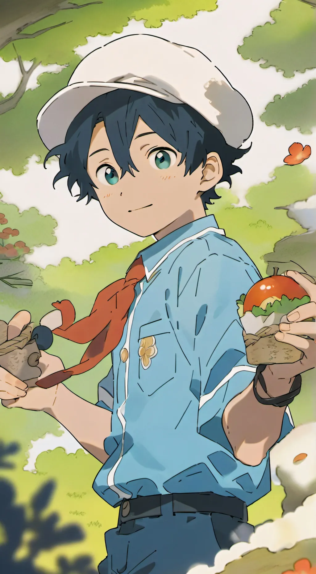 ai character: deku is parentless background