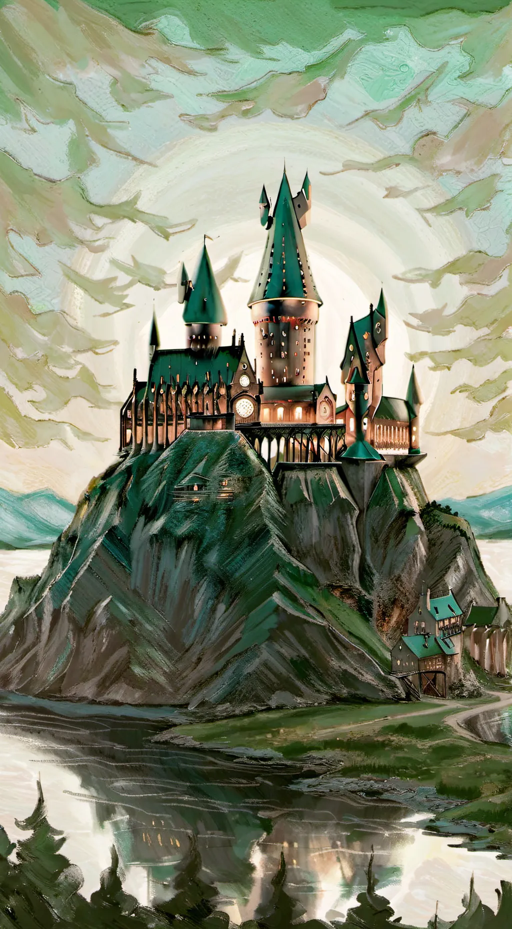 ai character: Hogwarys background