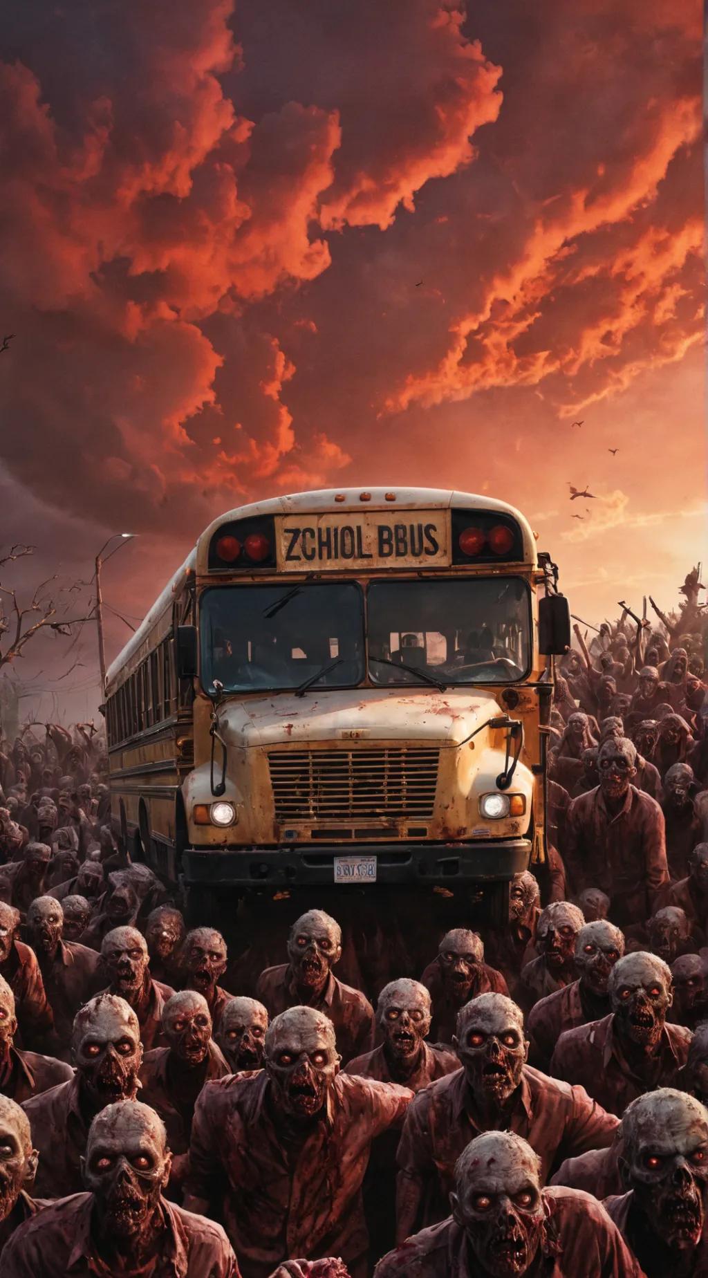 ai character: zombie apocalypse background