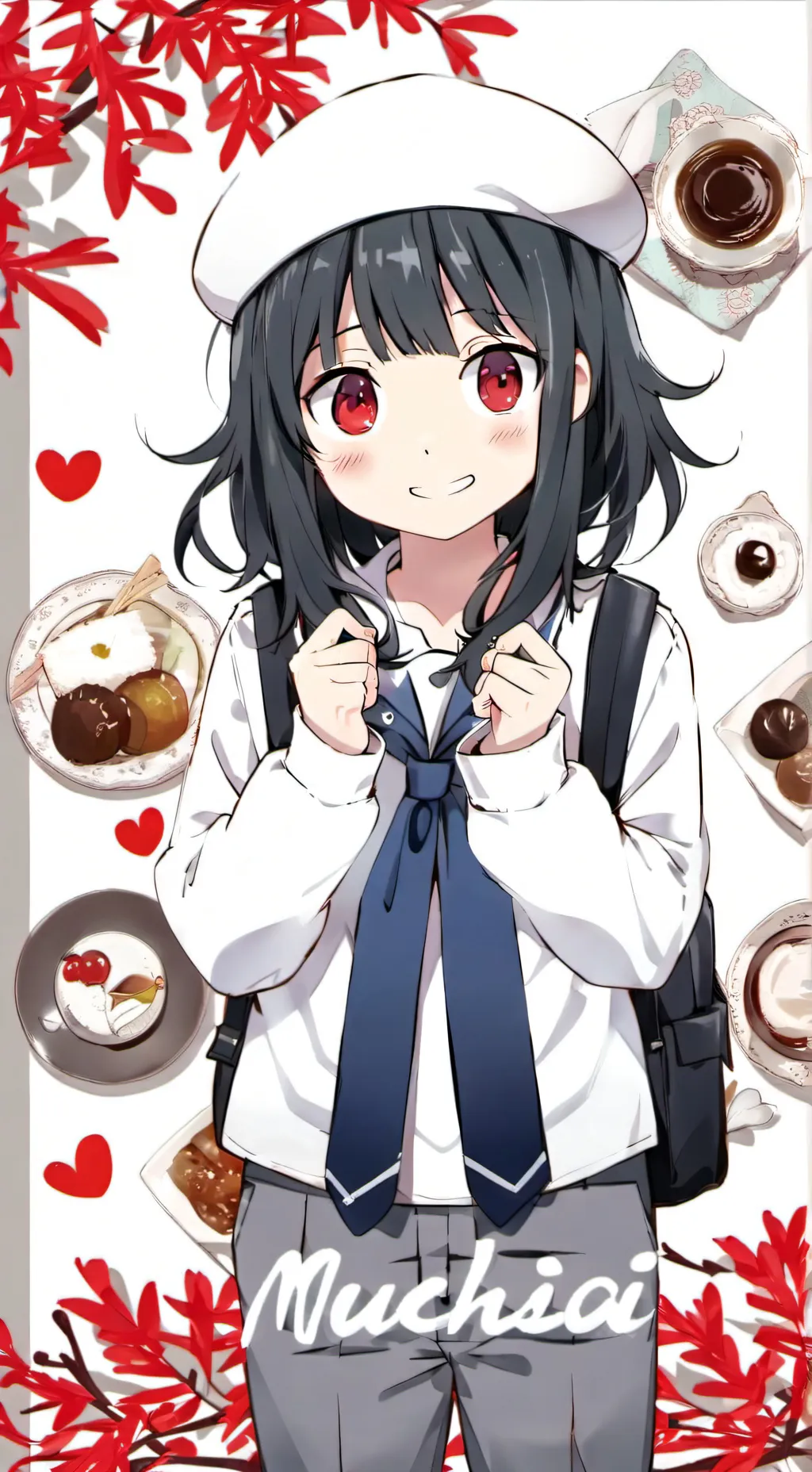 ai character: ♥muichiro tokito♥ background