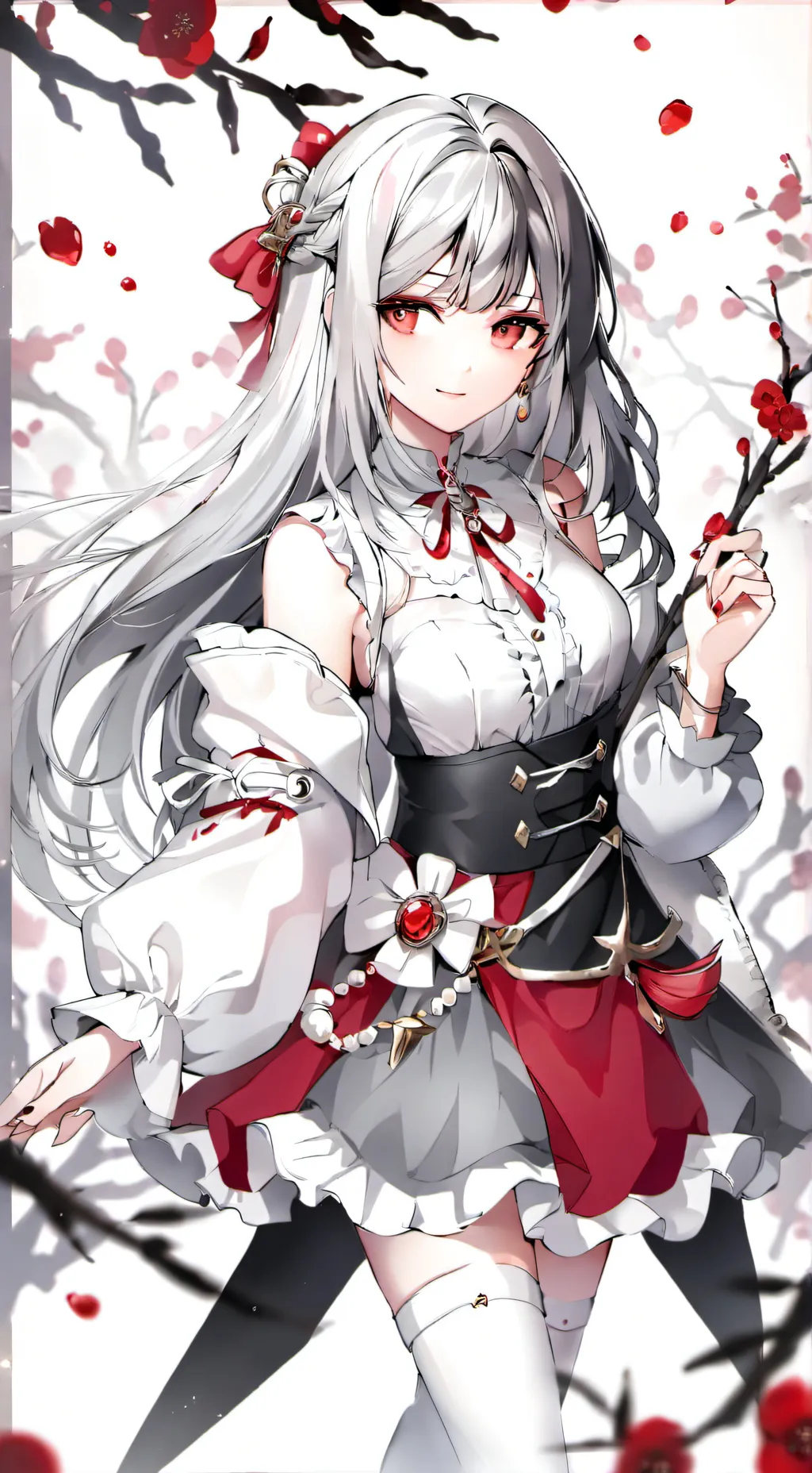 ai character: Luna e muichiro background