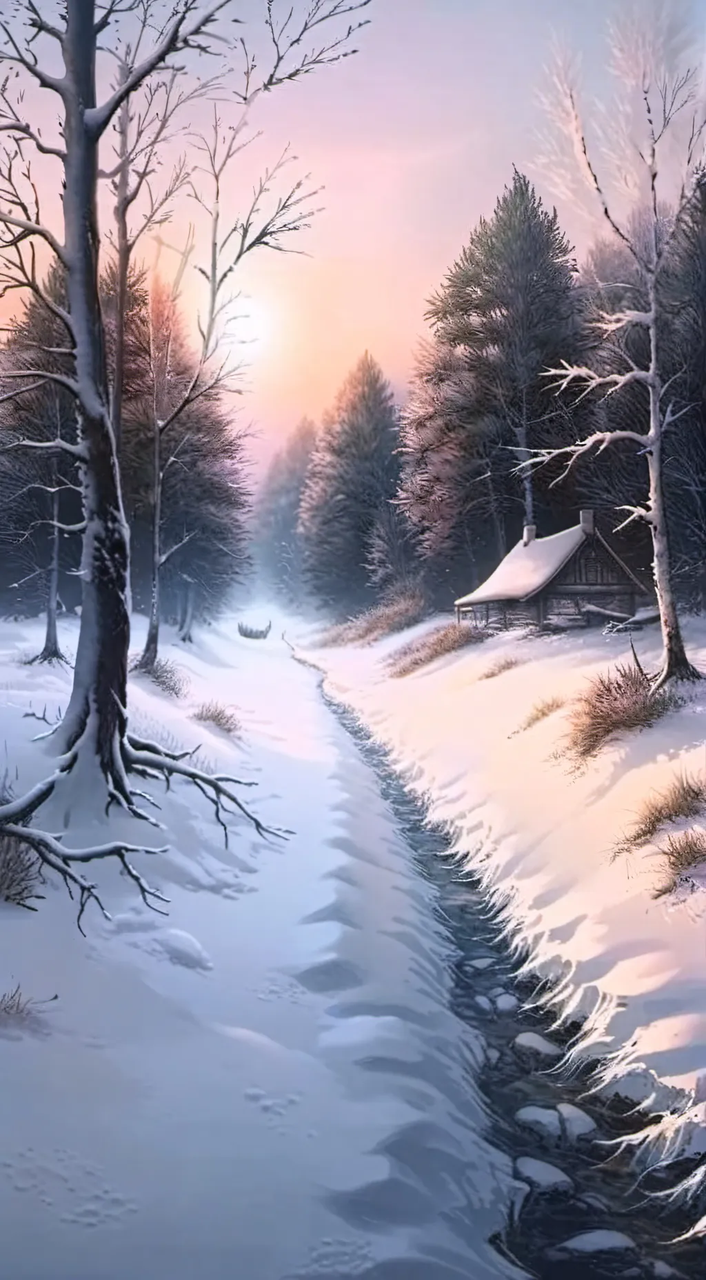 ai character: HH SNOW🧊 background