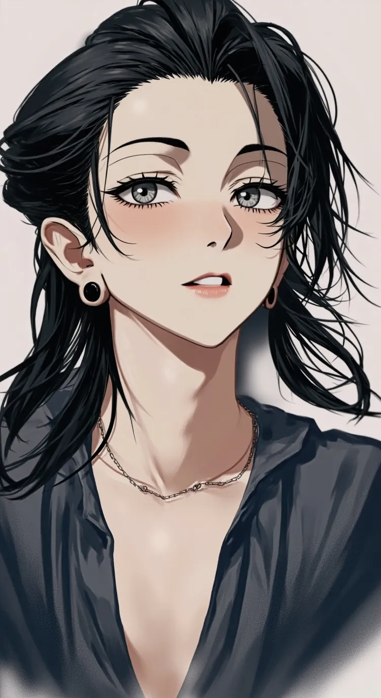 ai character: Suguru Geto mujer  background