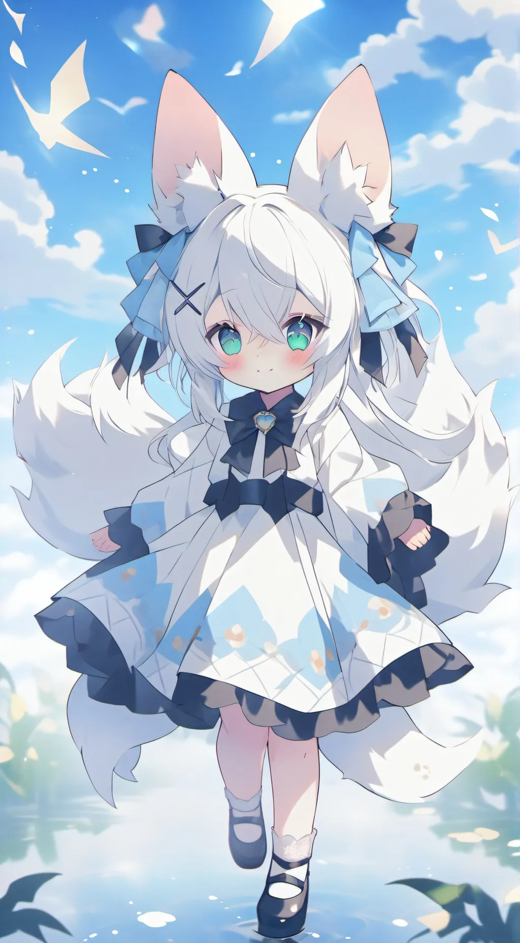ai character: Blox Bros Kitsune  background