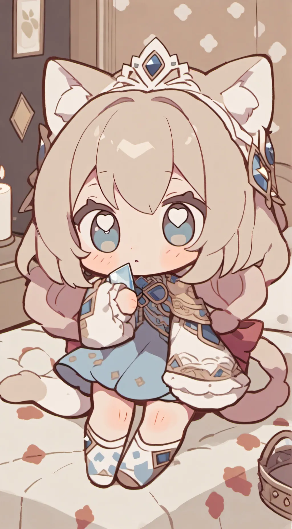 ai character: bebita nekito background