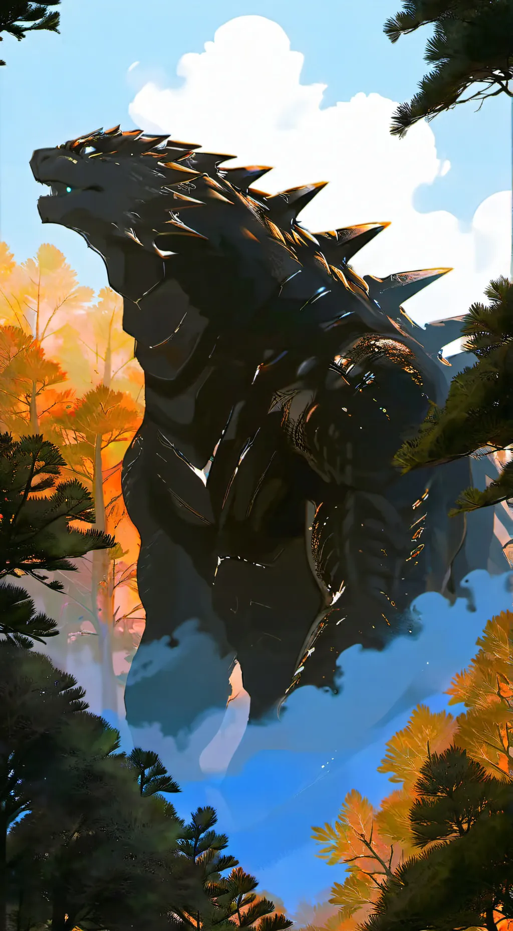 ai character: godzillasaurus background