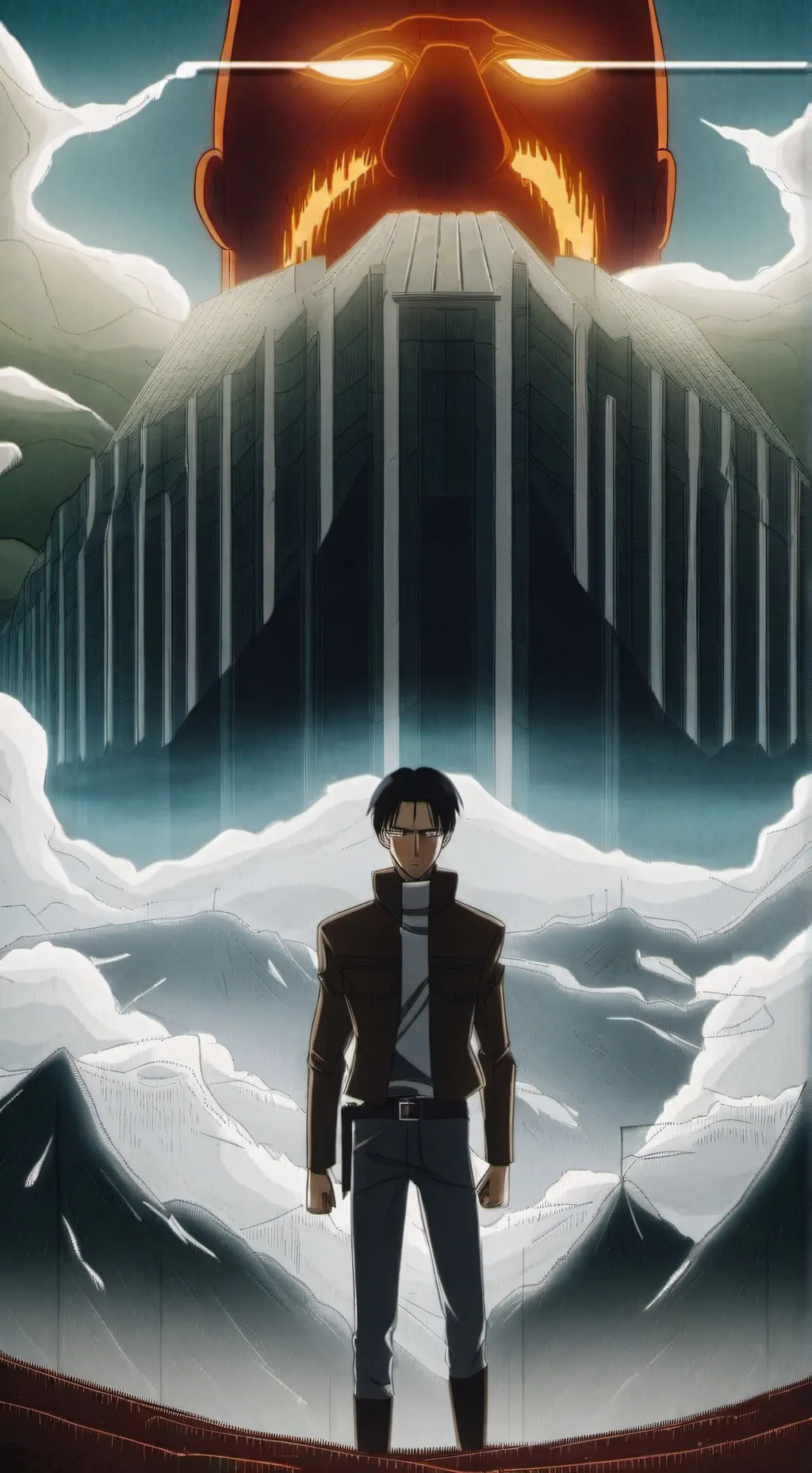 ai character: Levi ❤️ background