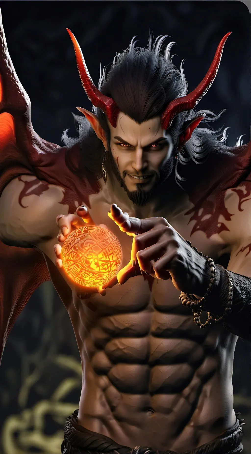 ai character: Devil background