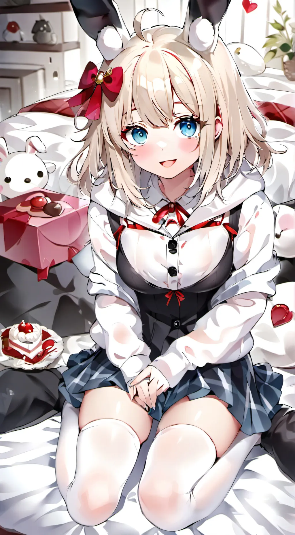 ai character: Bunny girlfriend background