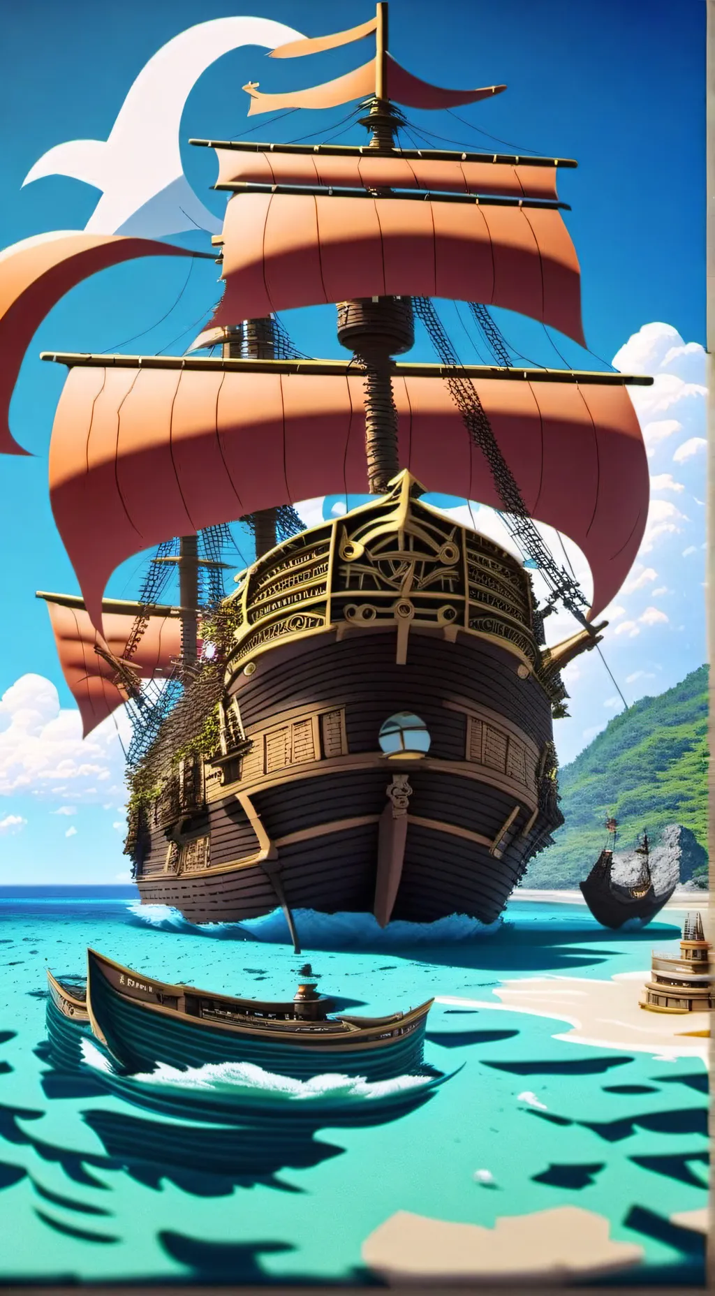 ai character: Strawhat Pirates  background