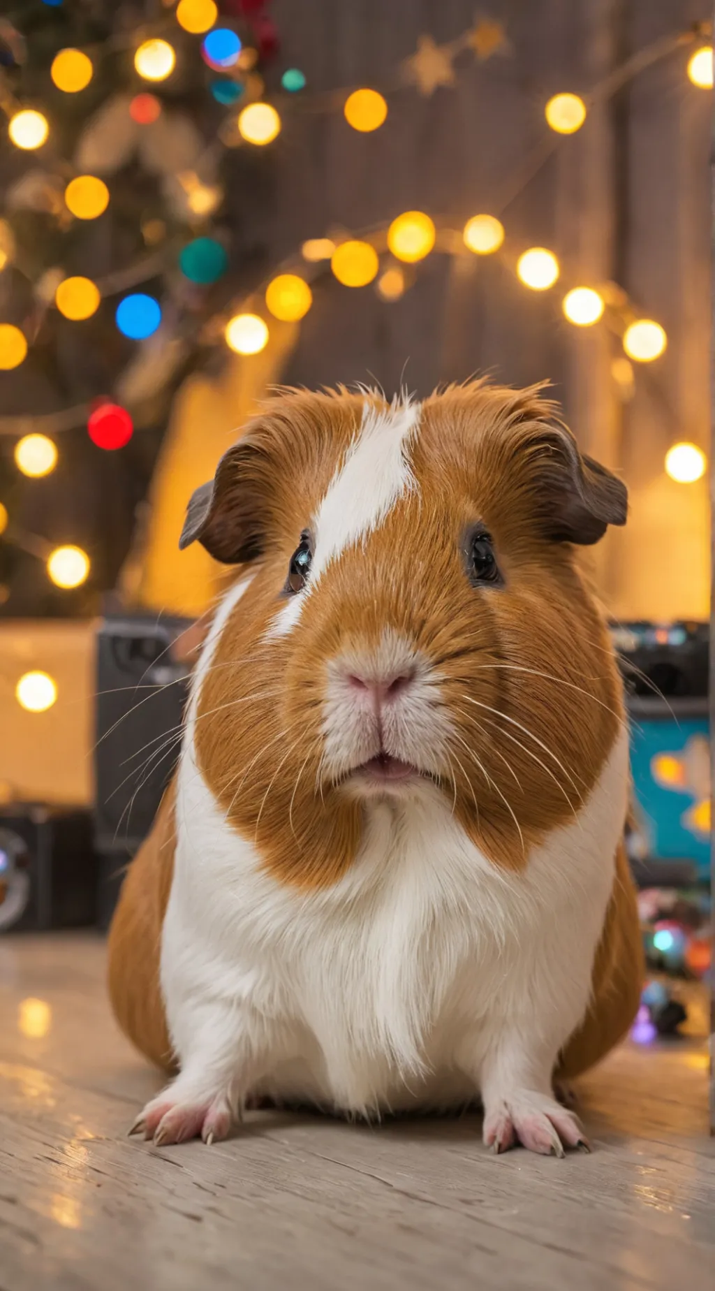 ai character: Lulu the Viral Guinea Pig background