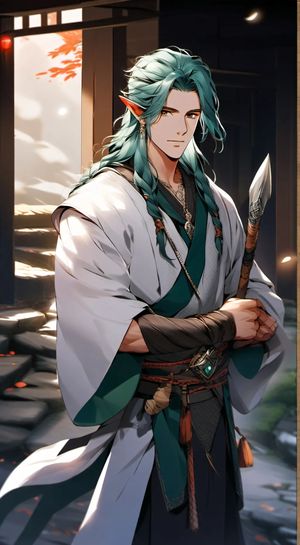 ai character: Wolden background