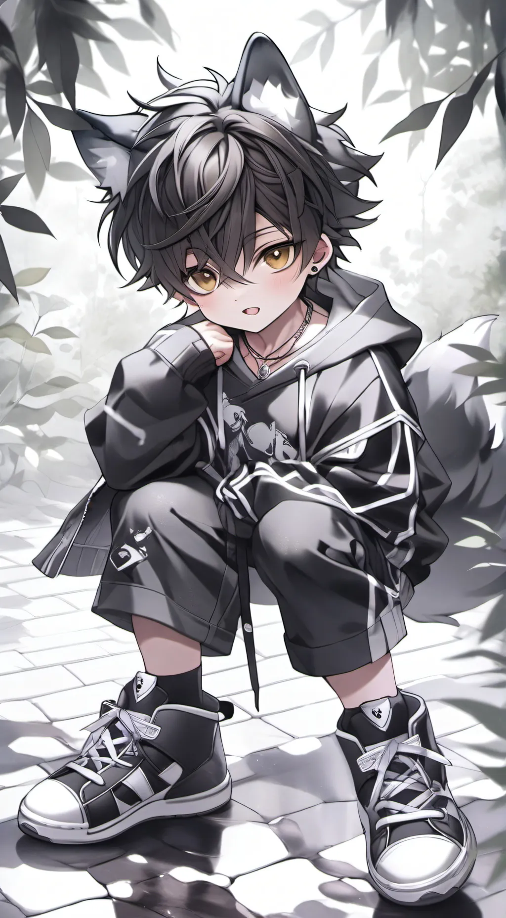 ai character: Lucas  background