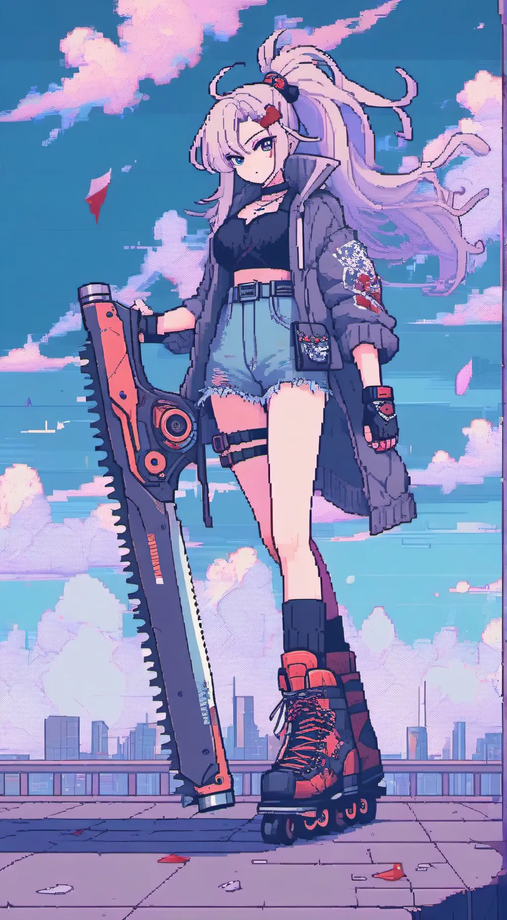 ai character: Vulpe vicleană  background