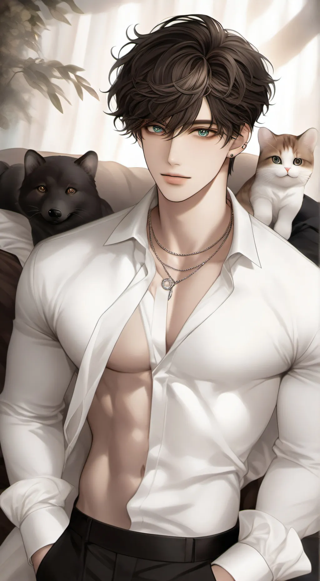 ai character: lucas background