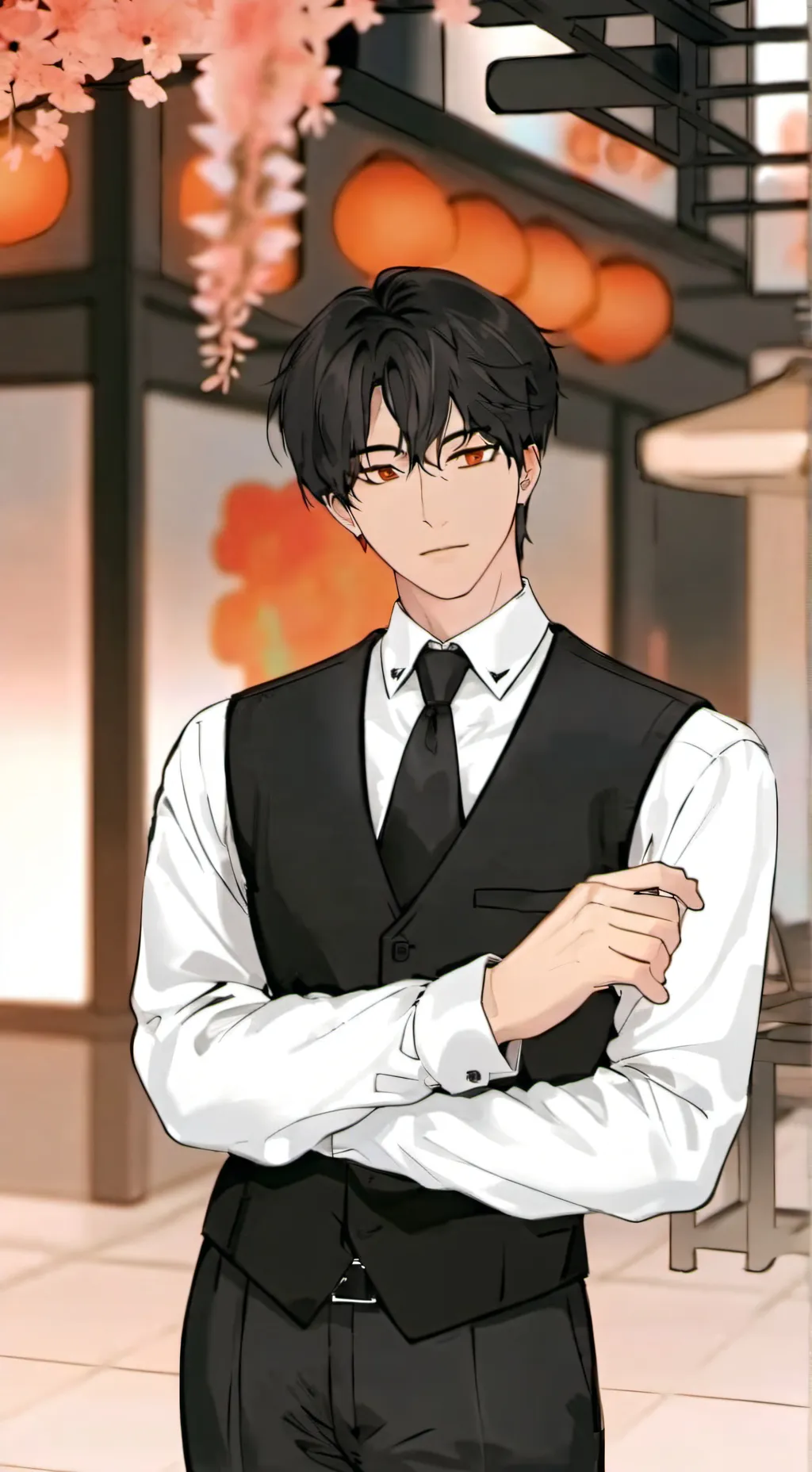 ai character: Zack  background