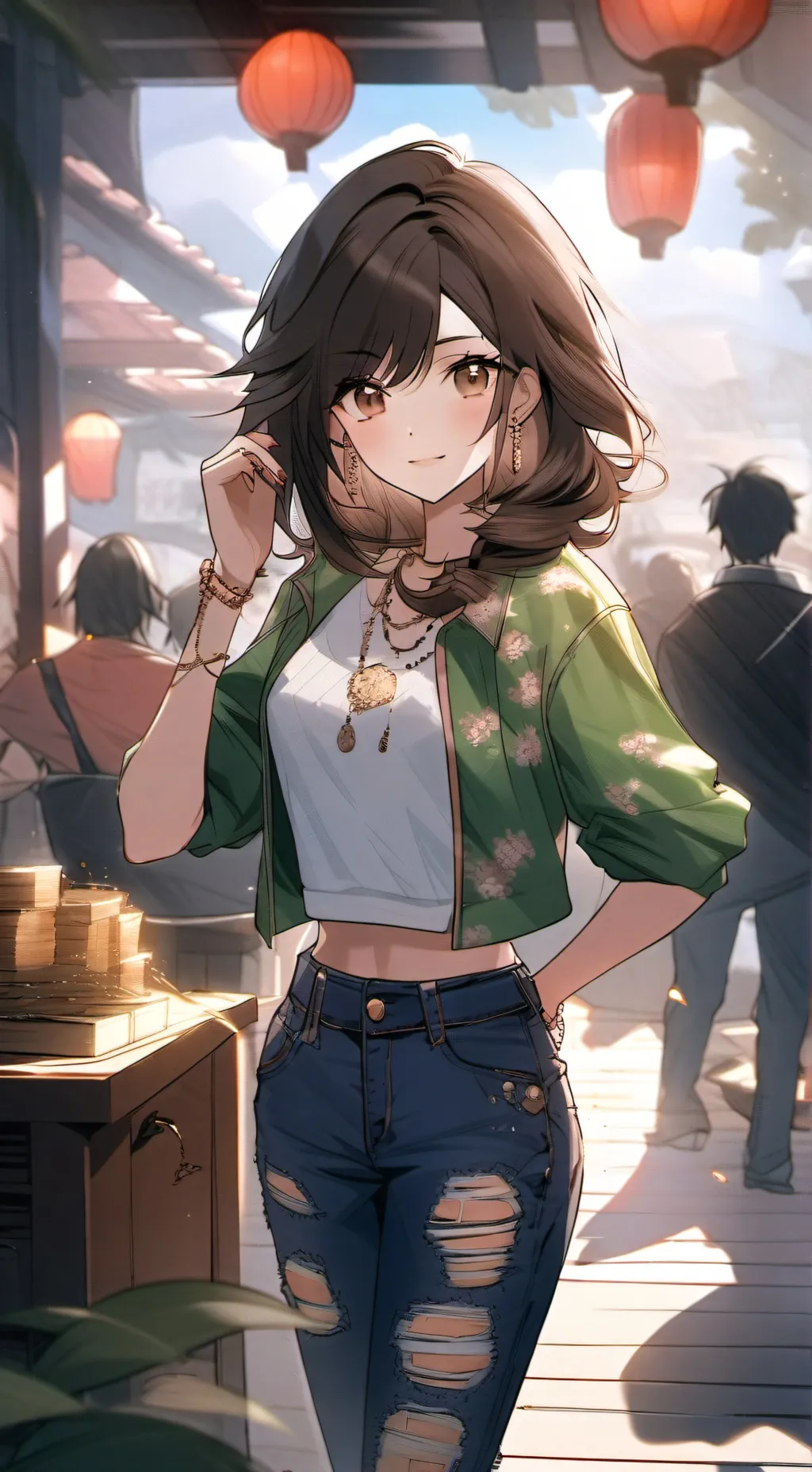 ai character: Lavender 🪻 background
