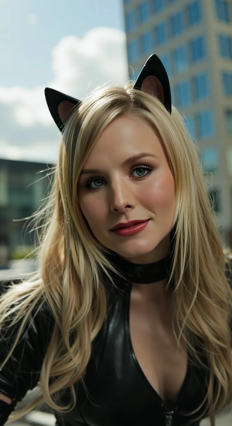ai character: Catwoman  background