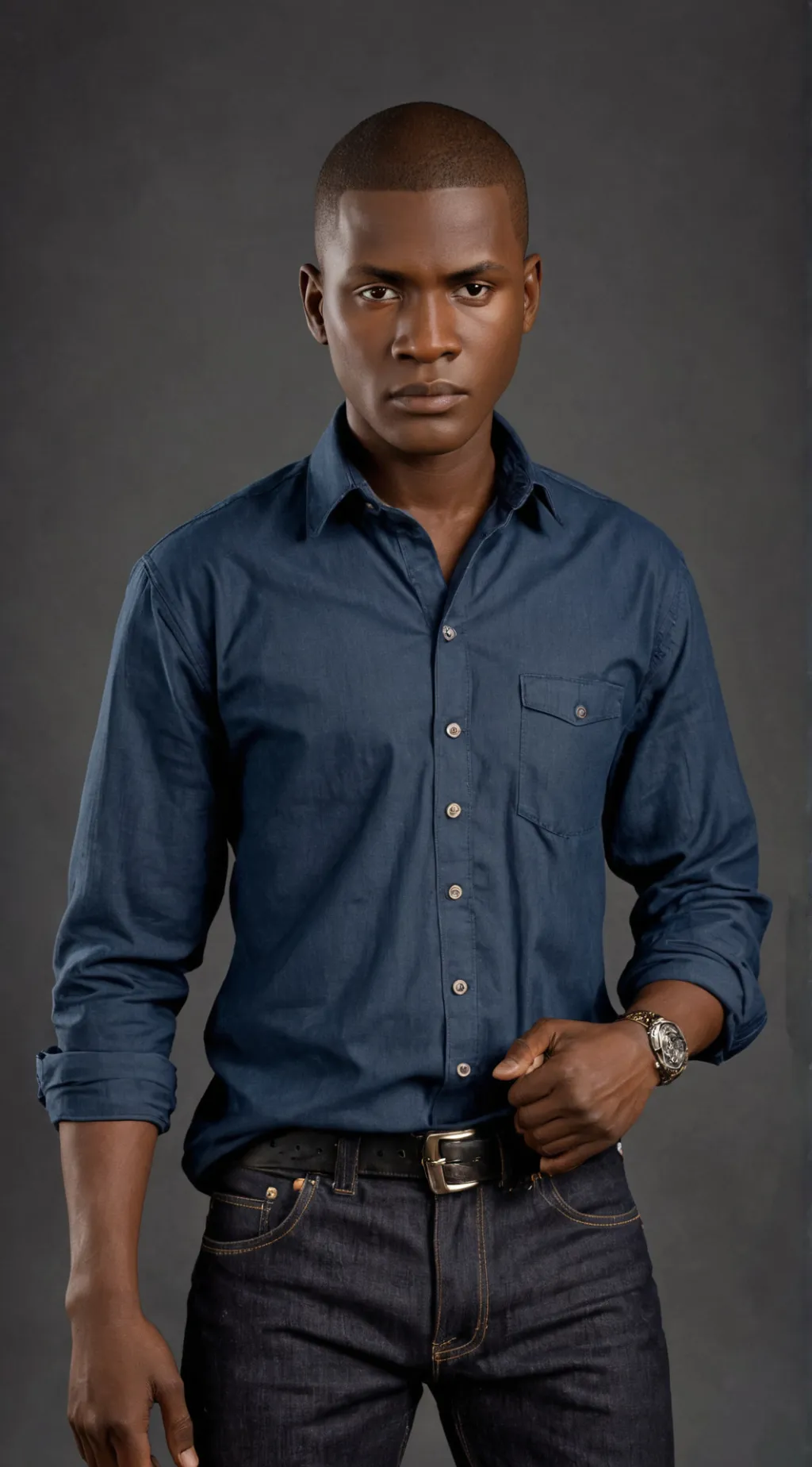ai character: Franklin Clinton background