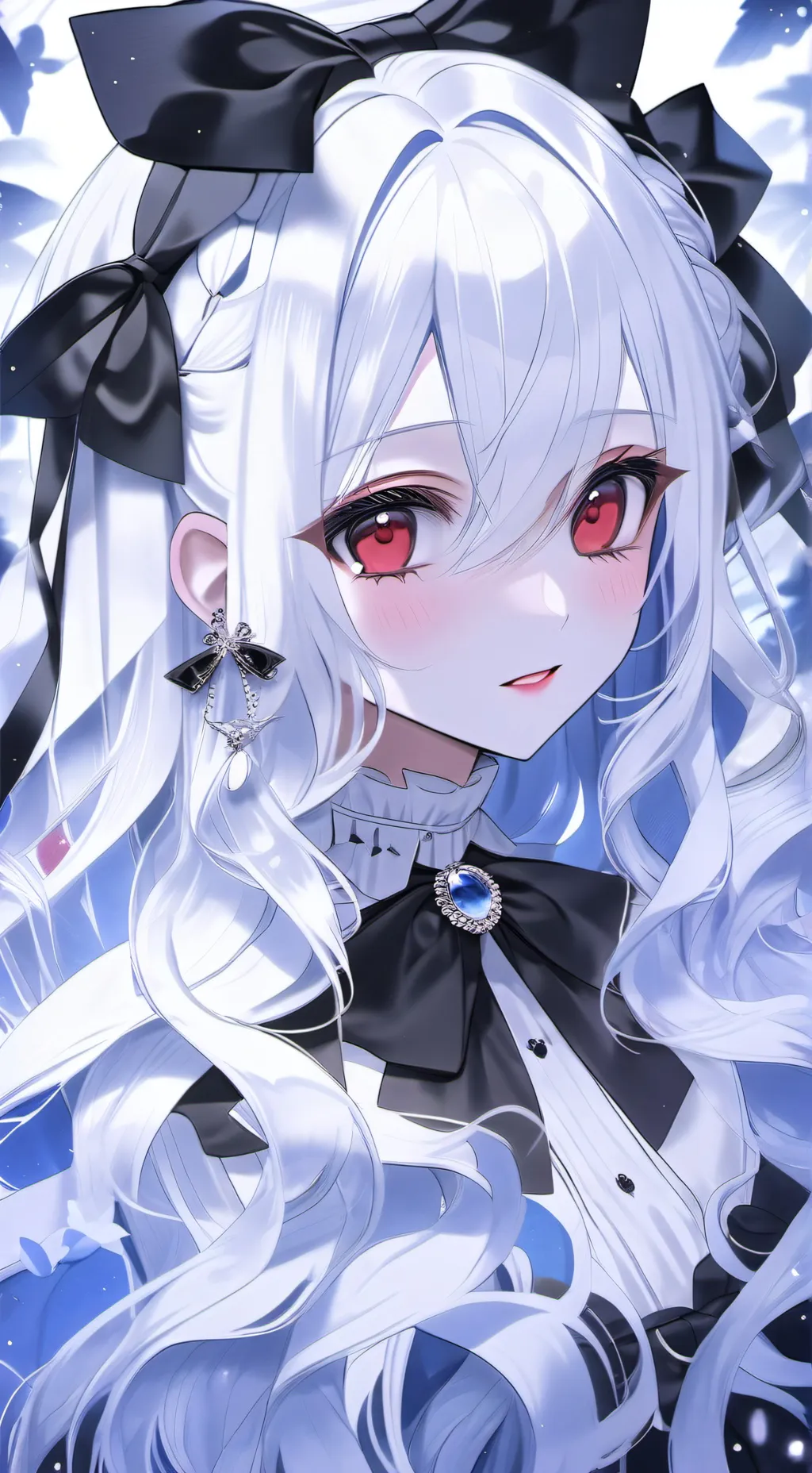 ai character: ଘIvyଓ background