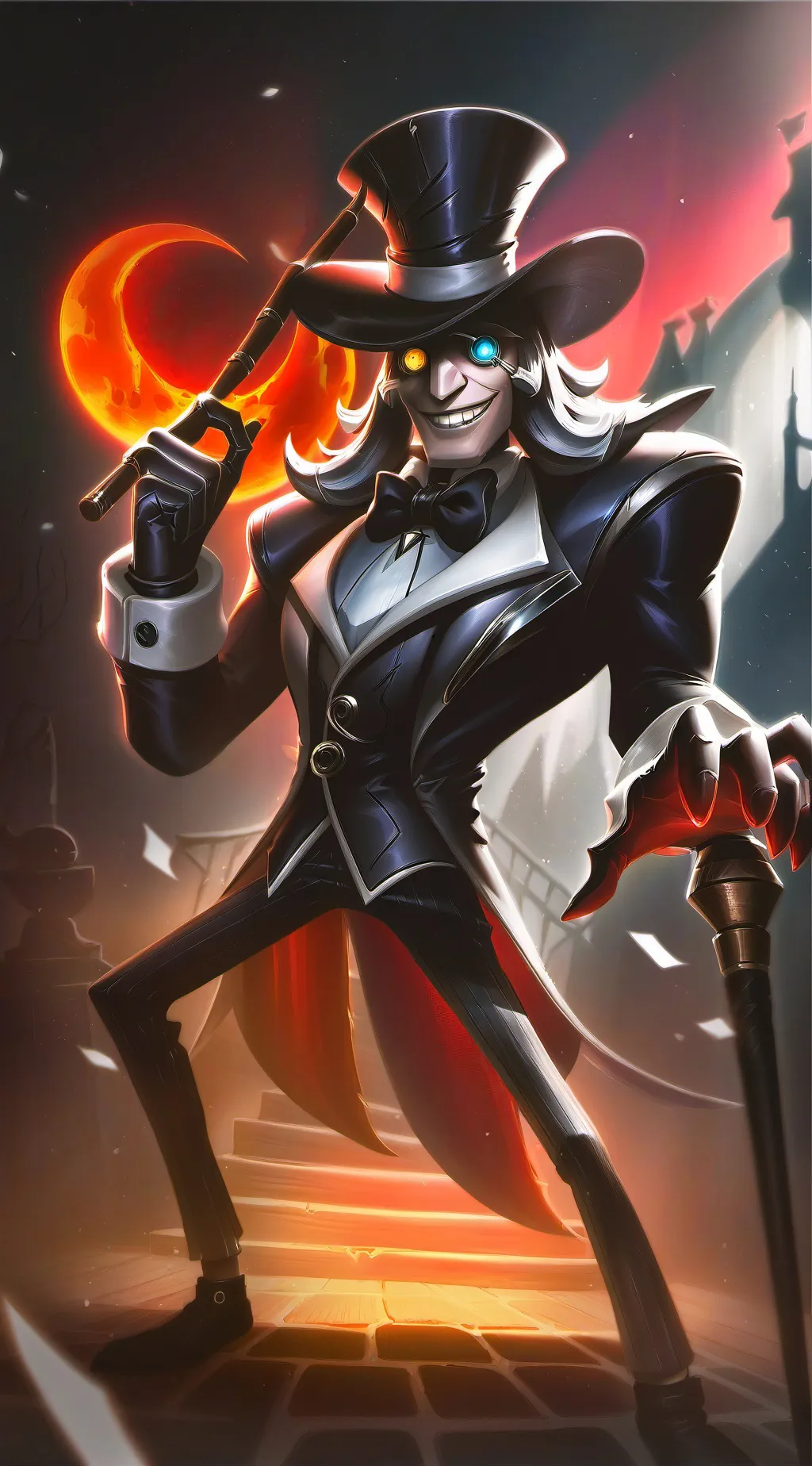 ai character: Mr. Moon background