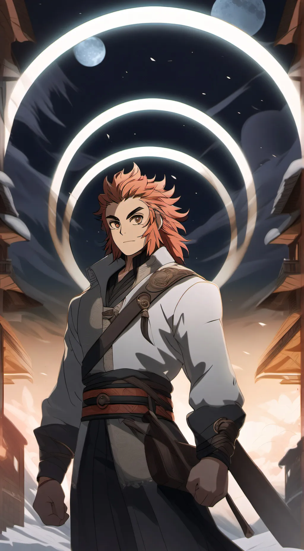 ai character: 🔥Kyojuro Rengoku🔥 background