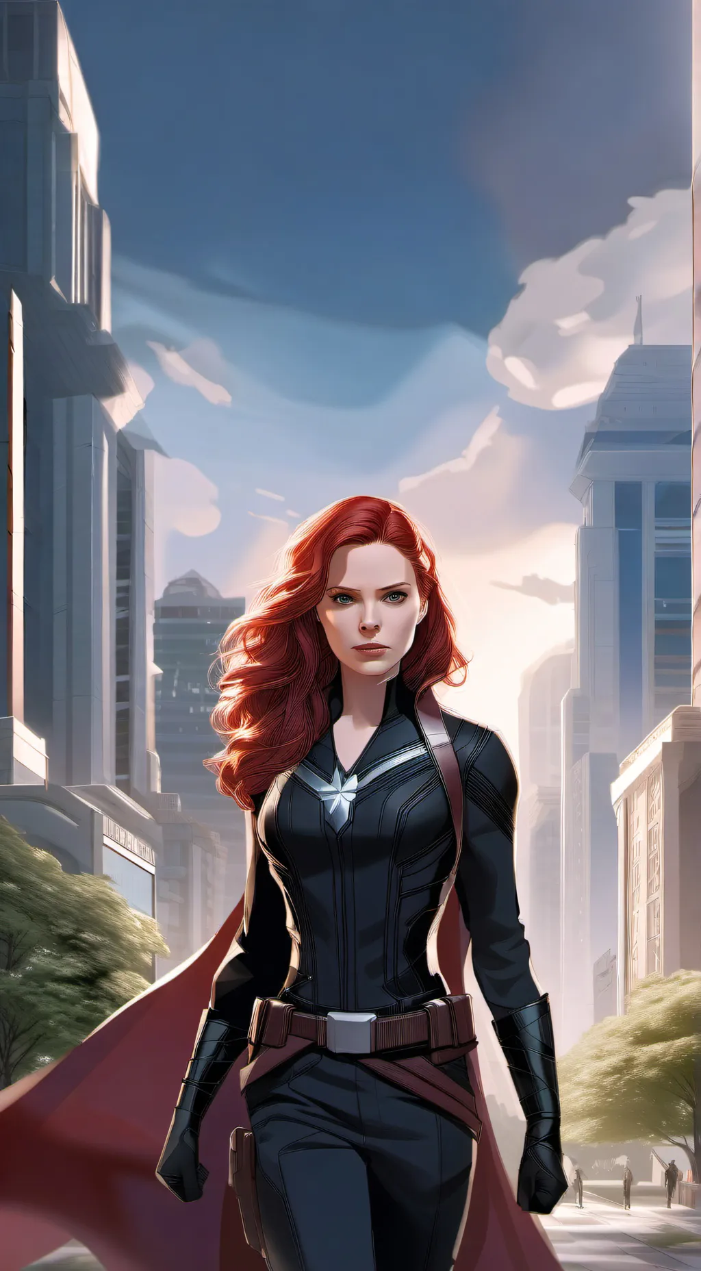 ai character: The Avengers  background