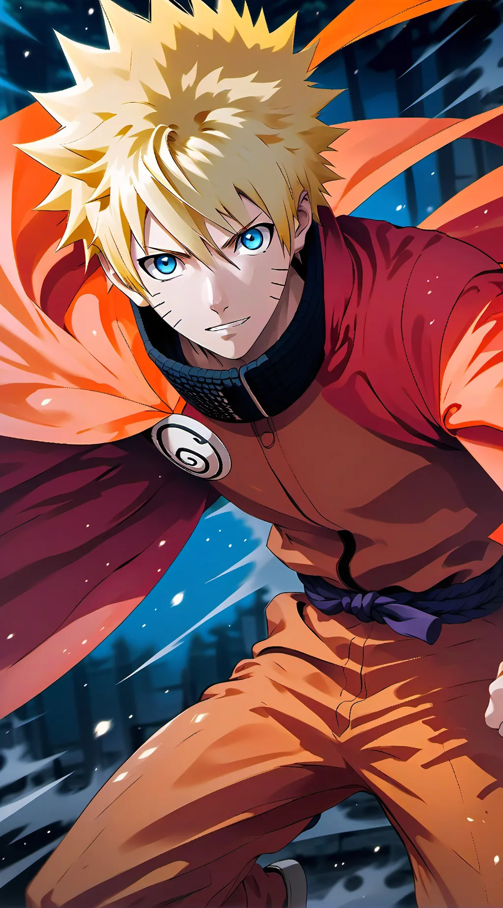 ai character: Naruto Uzumaki background